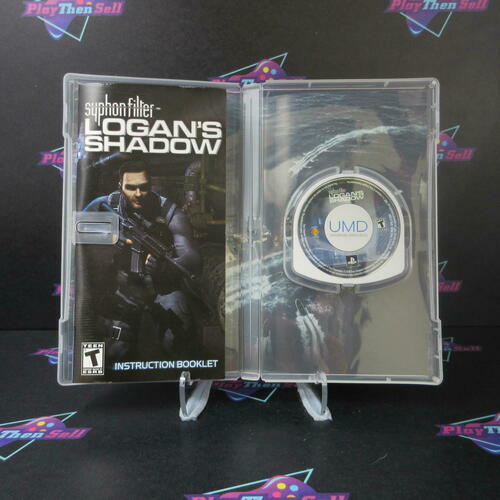 Syphon Filter Logan's Shadow Sony PSP + Reg Card - Like New