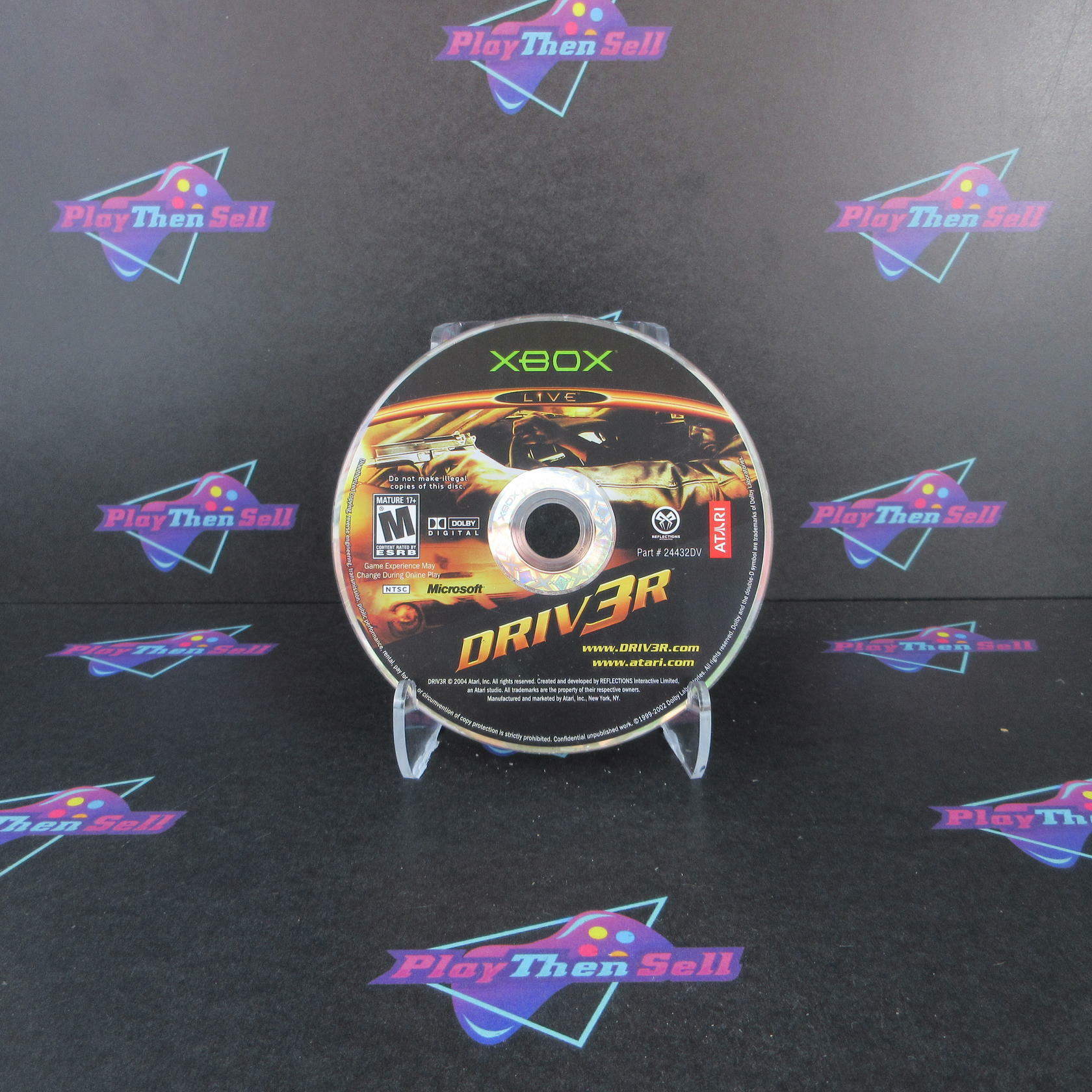 Driv3r Driver 3 - Xbox Disc Only Authentic / Tested - Very Good