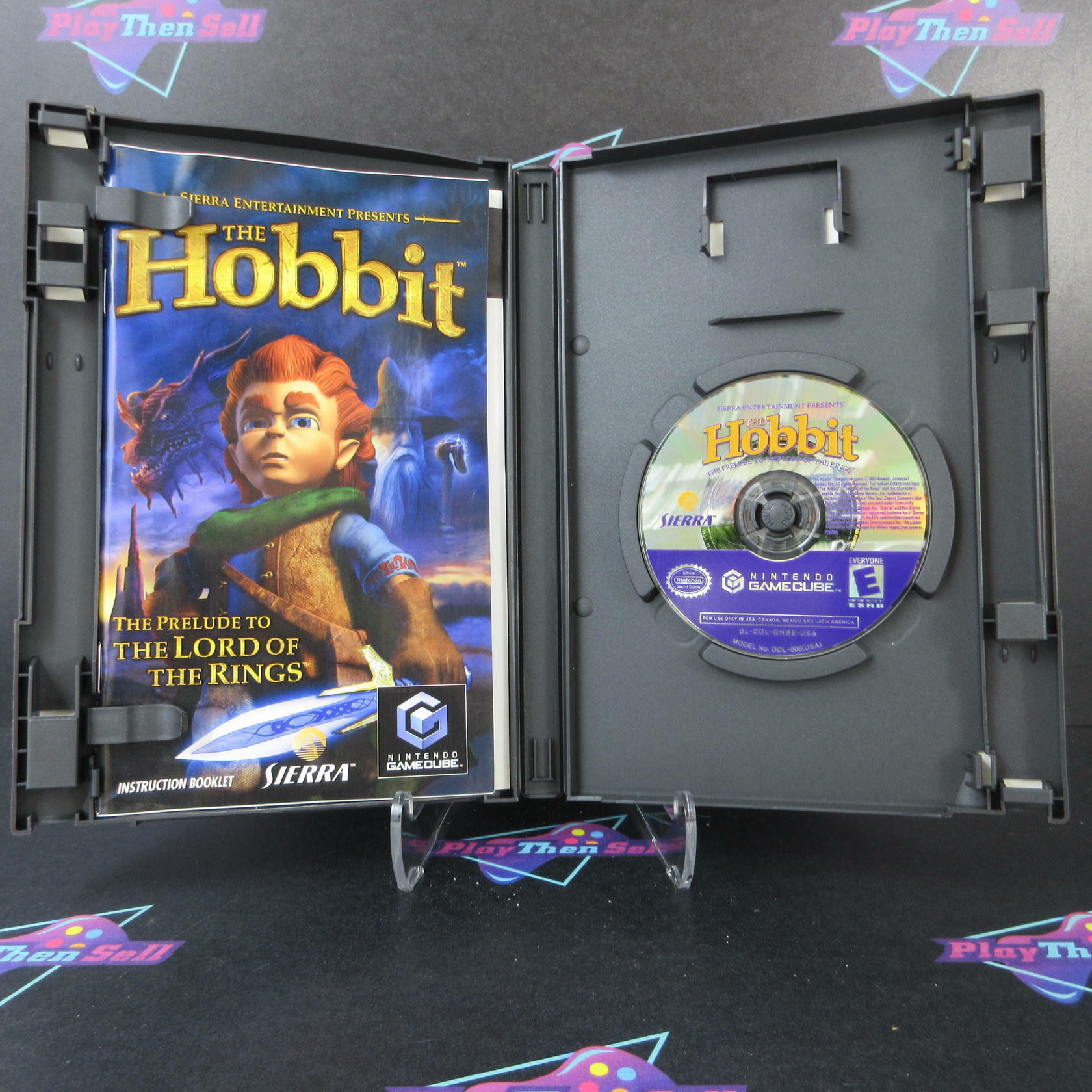 The Hobbit Nintendo Gamecube + Reg Card / Trading Card - Like New