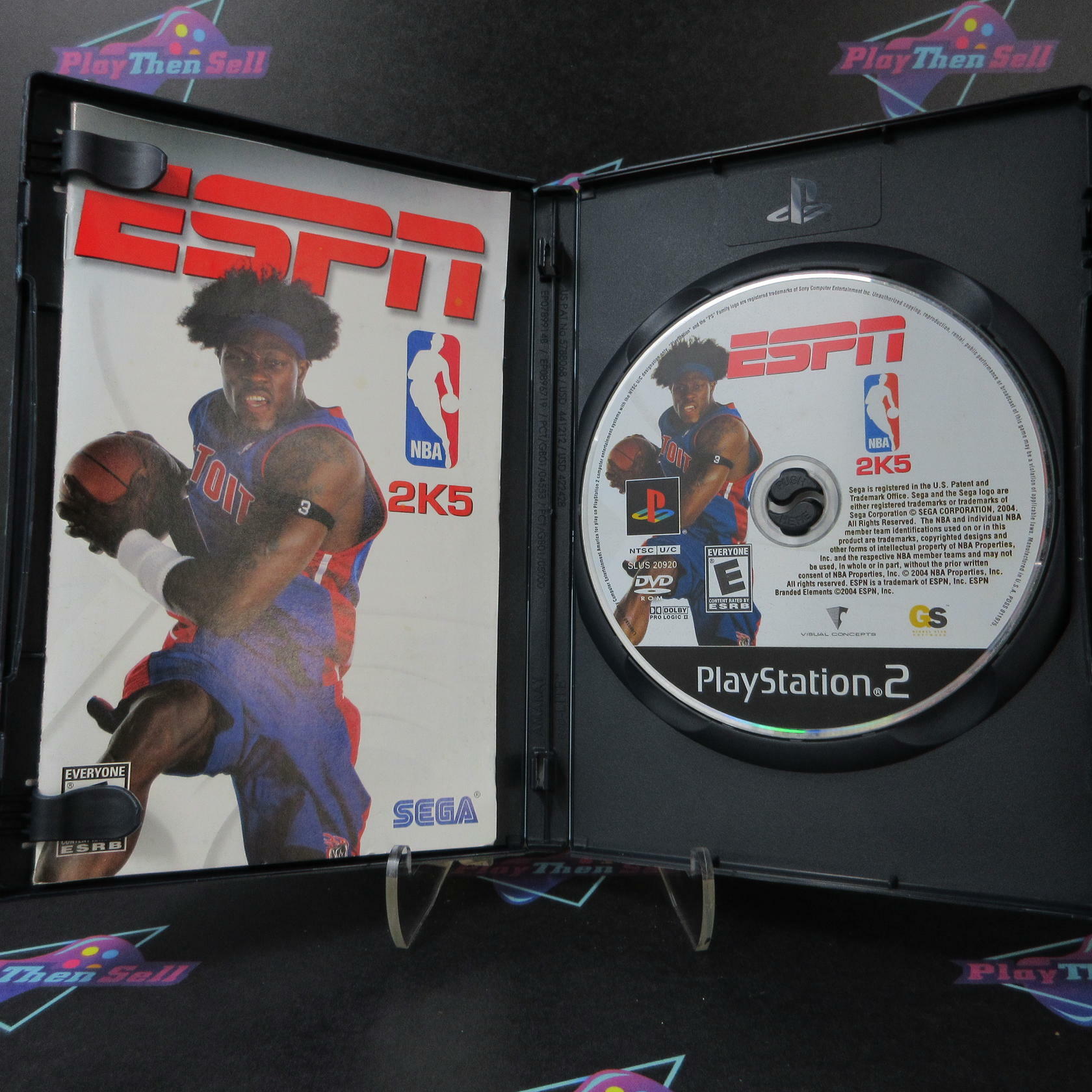 ESPN NBA 2K5 PS2 PlayStation 2 AD Complete CIB - Very Good