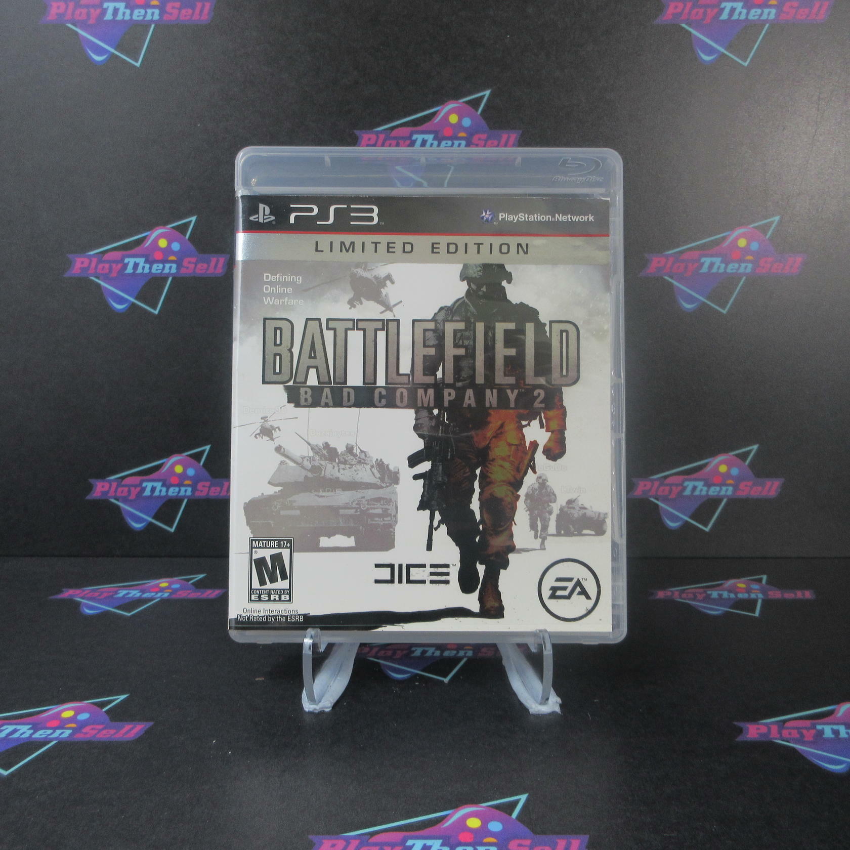 Battlefield Bad Company 2 Limited PS3 PlayStation 3 AD Complete CIB - Very Good