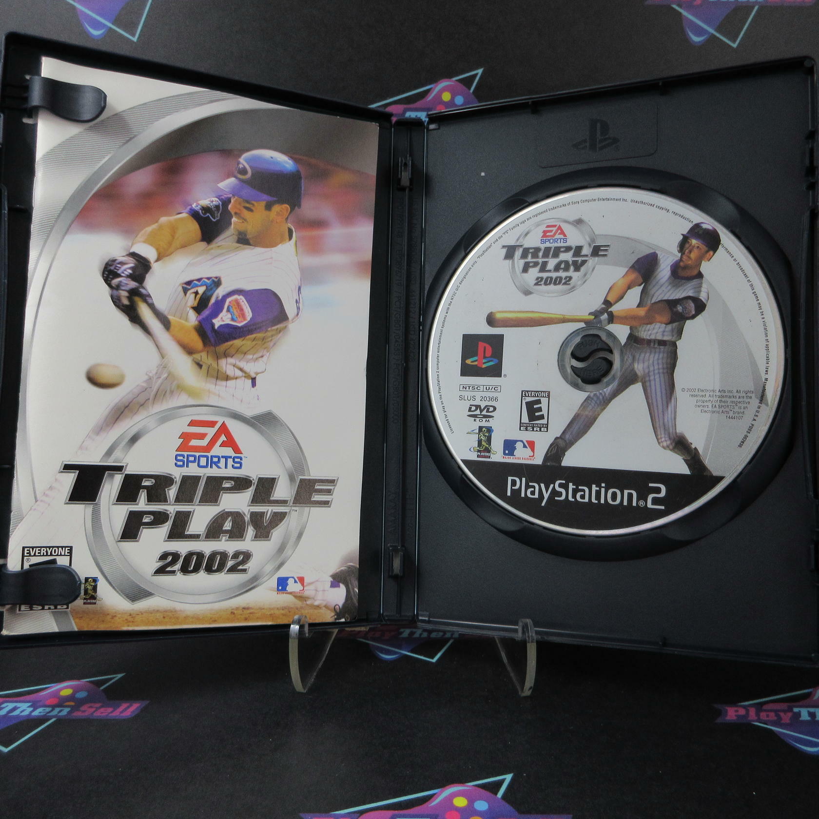 Triple Play 2002 + Reg Card PS2 PlayStation 2 AD Complete CIB - Very Good