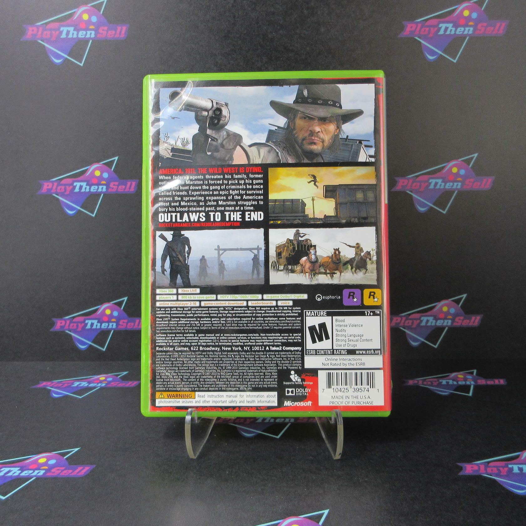 Red Dead Redemption Xbox 360 Platinum Hits - Very Good