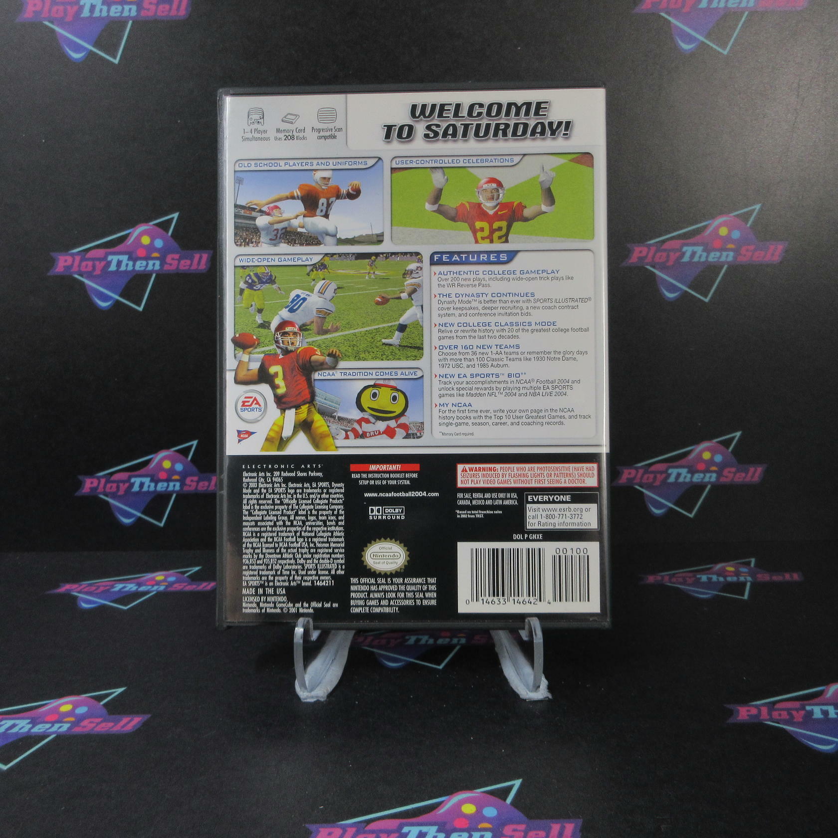 NCAA Football 2004 Nintendo Gamecube - Like New