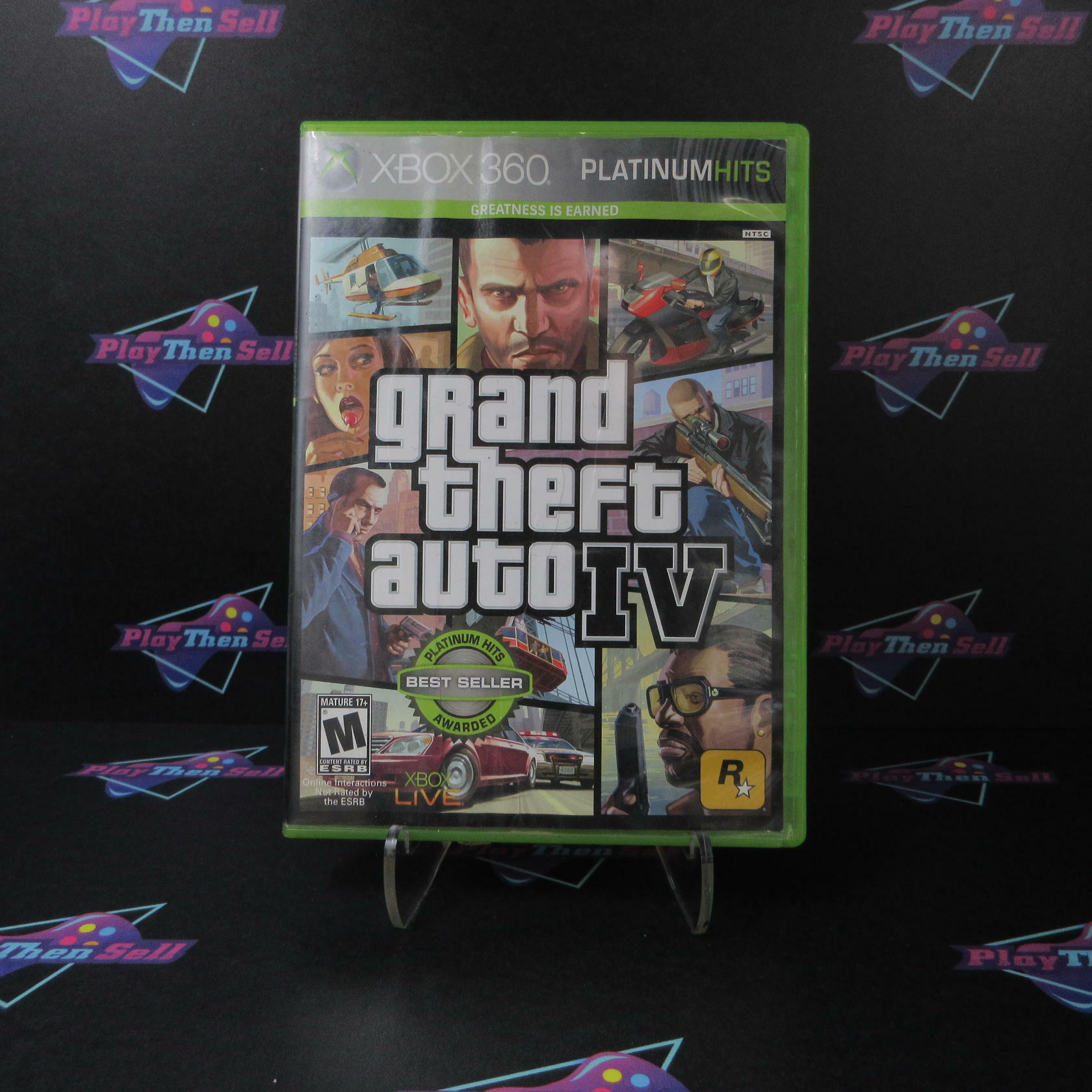 Grand Theft Auto IV Platinum Hits Xbox 360 AD/NM - Very Good