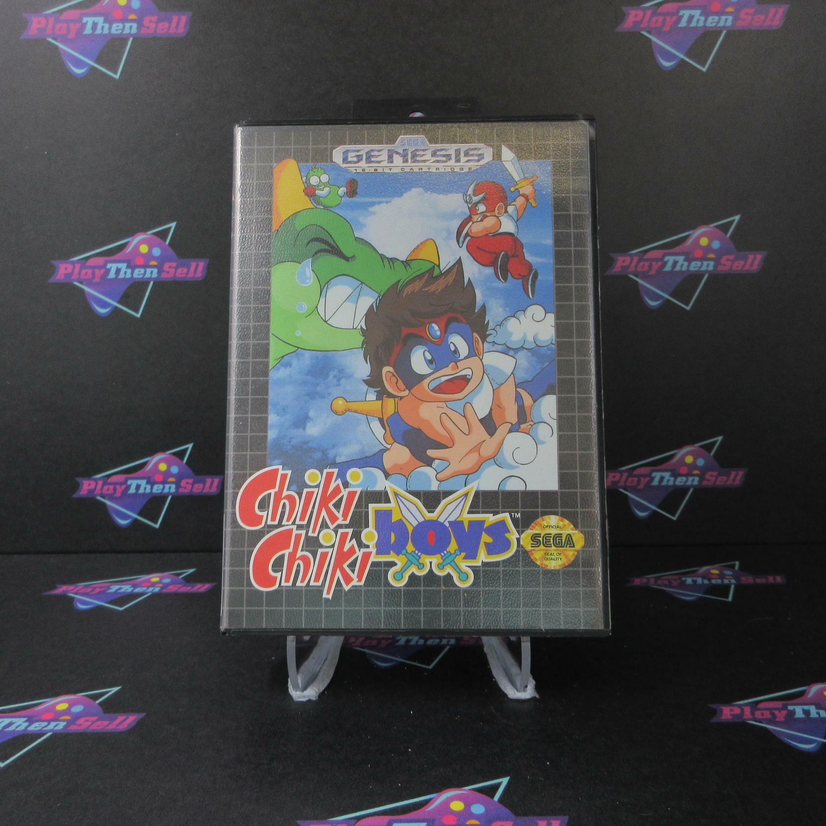 Chiki Chiki Boys Sega Genesis Boxed NM Authentic / Tested - Very Good