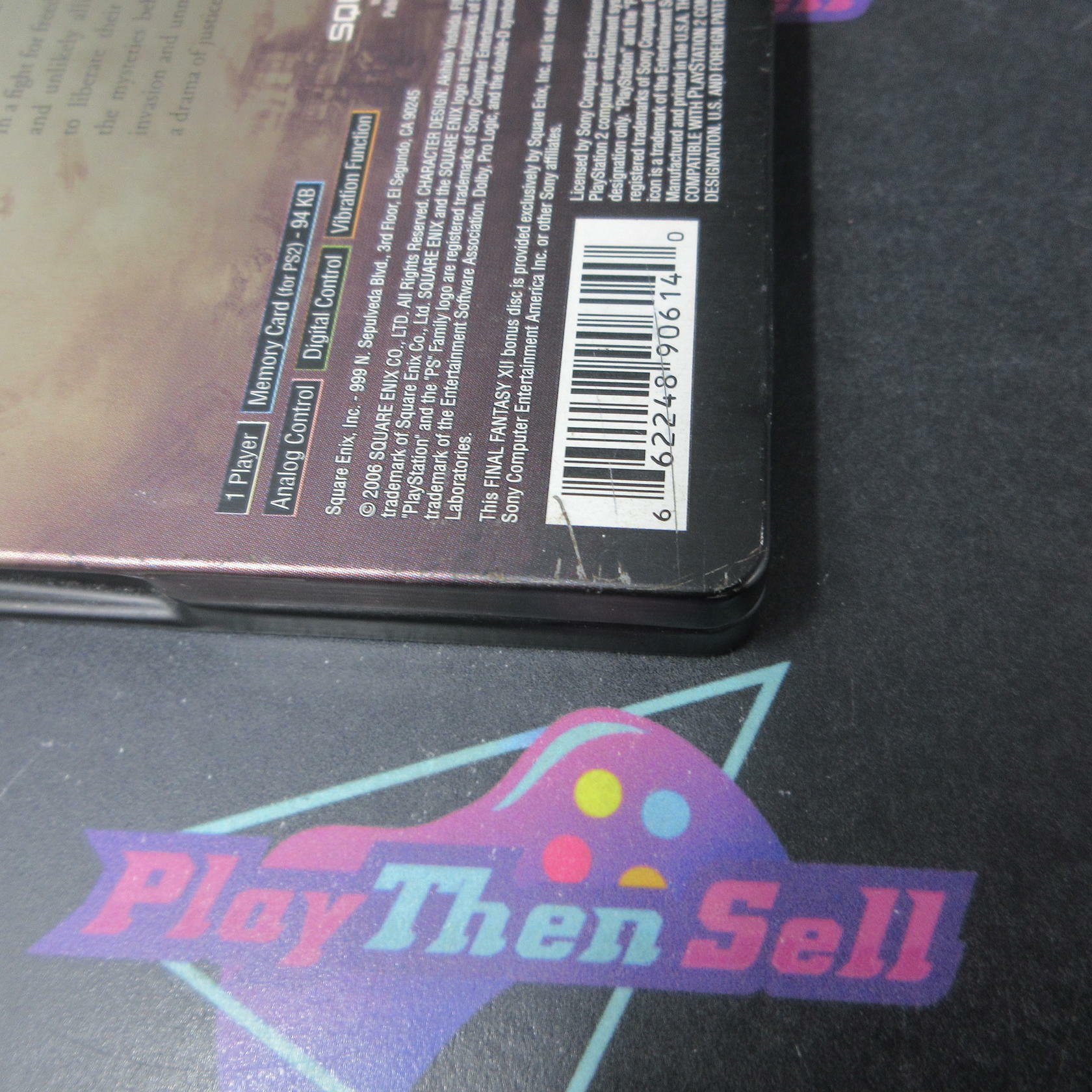 Final Fantasy XII Collector's Edition PS2 PlayStation 2 AD/NM - Very Good