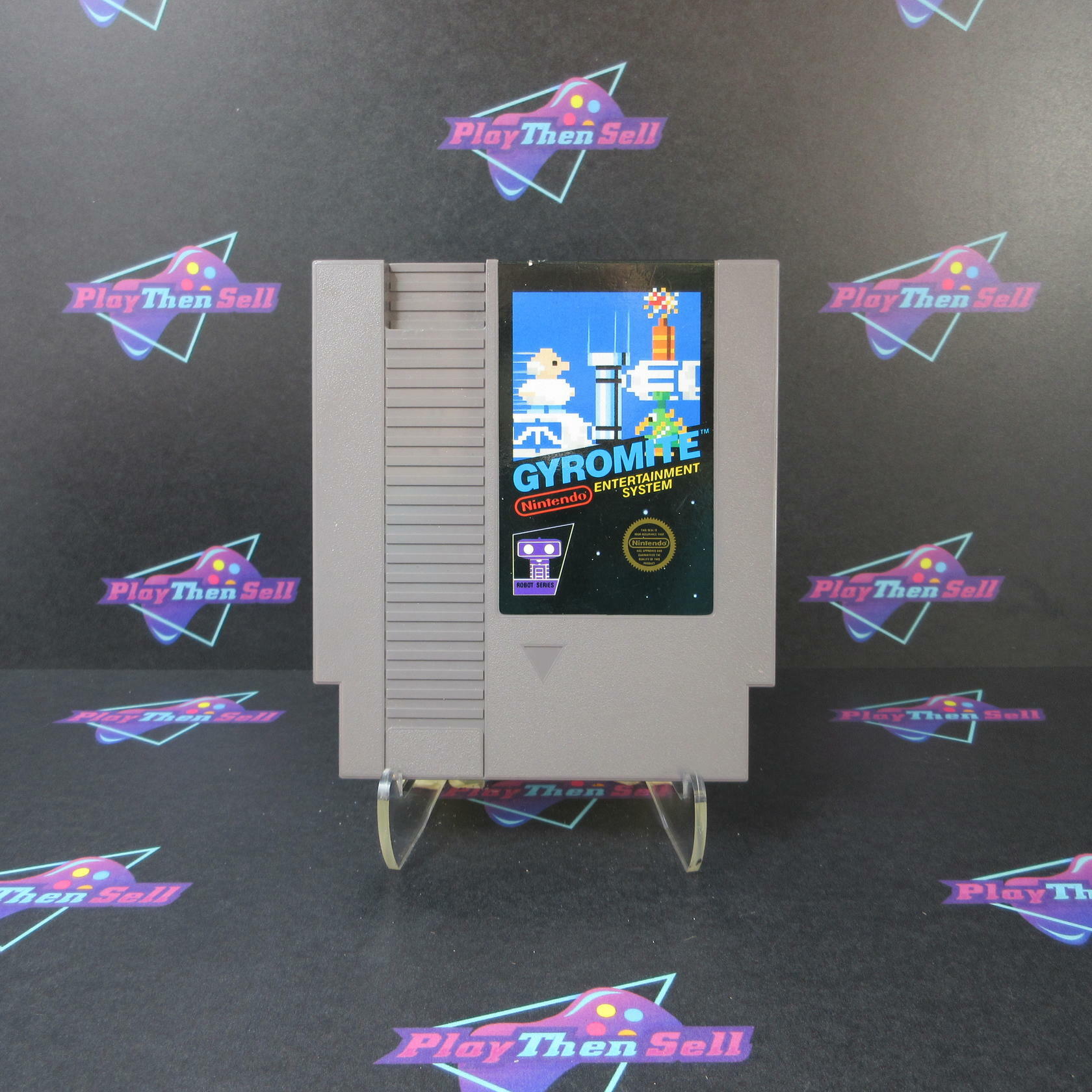 Gyromite Nintendo NES Cartridge Only AD Authentic / Tested - Very Good