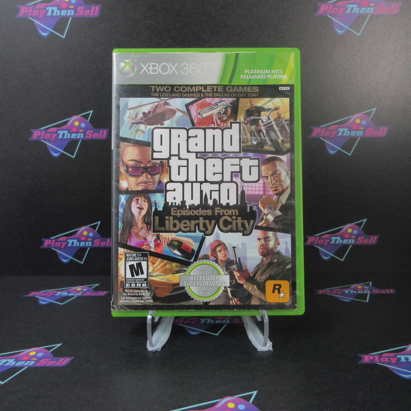 Grand Theft Auto Episodes From Liberty City PH Xbox 360 AD/DD/NM - Very Good
