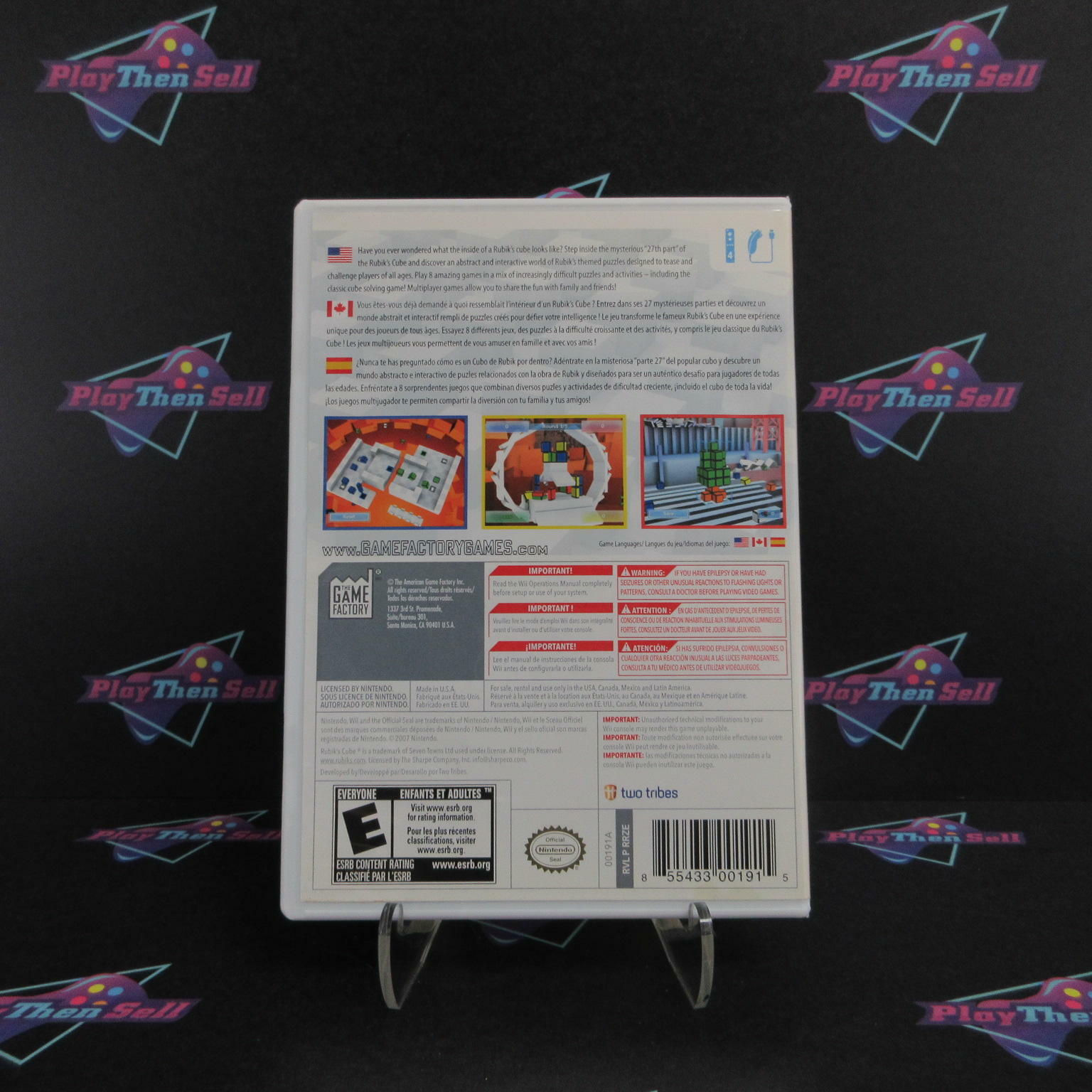 Rubik's World Nintendo Wii MD - Very Good