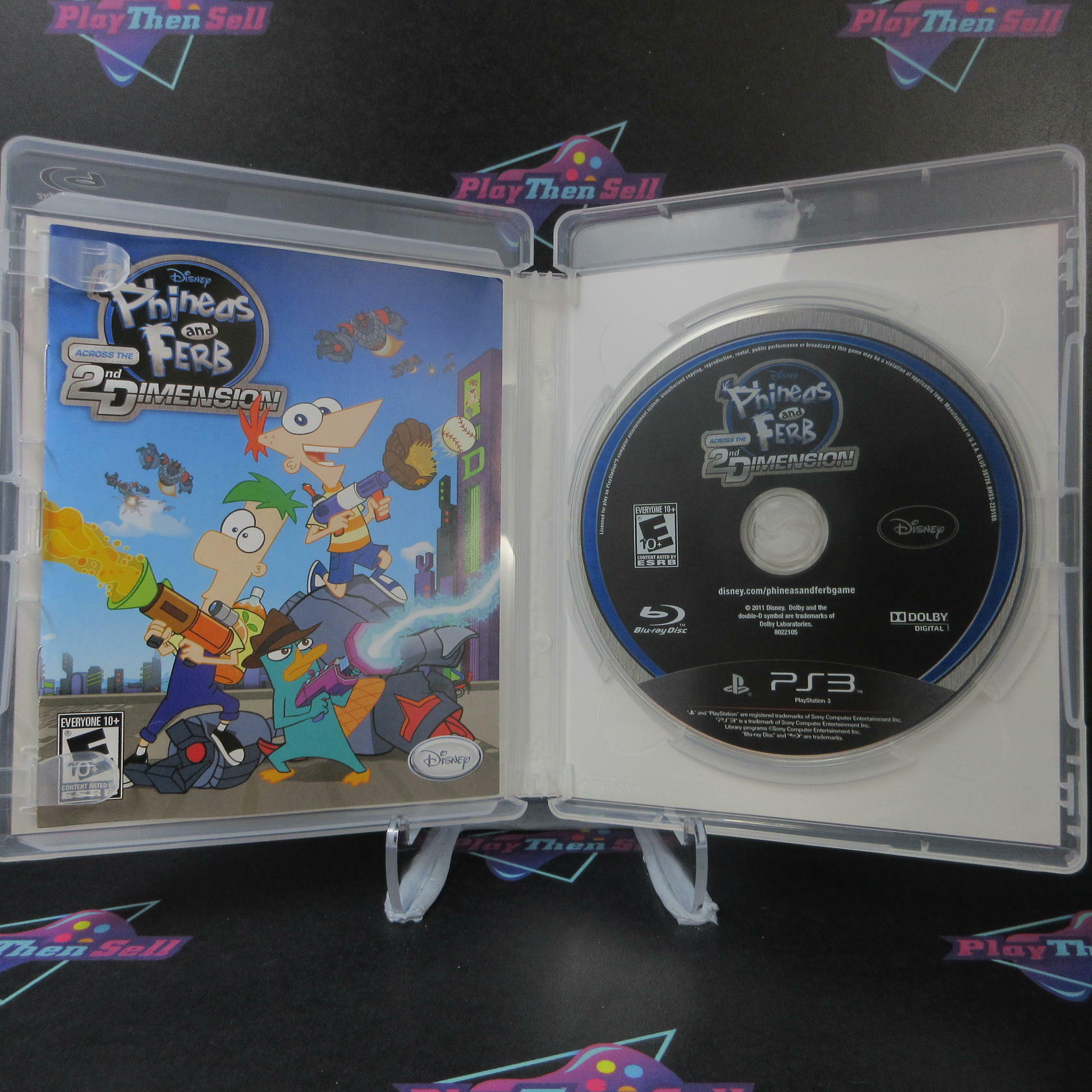 Phineas and Ferb: Across the 2nd Dimension PS3 PlayStation 3 - Like New
