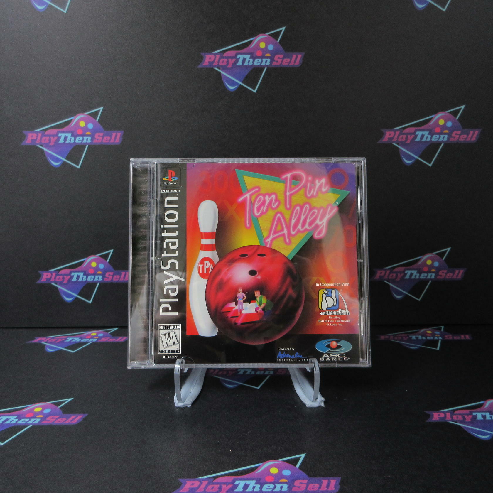 Ten Pin Alley PS1 PlayStation 1 MD/DD Complete CIB - Very Good