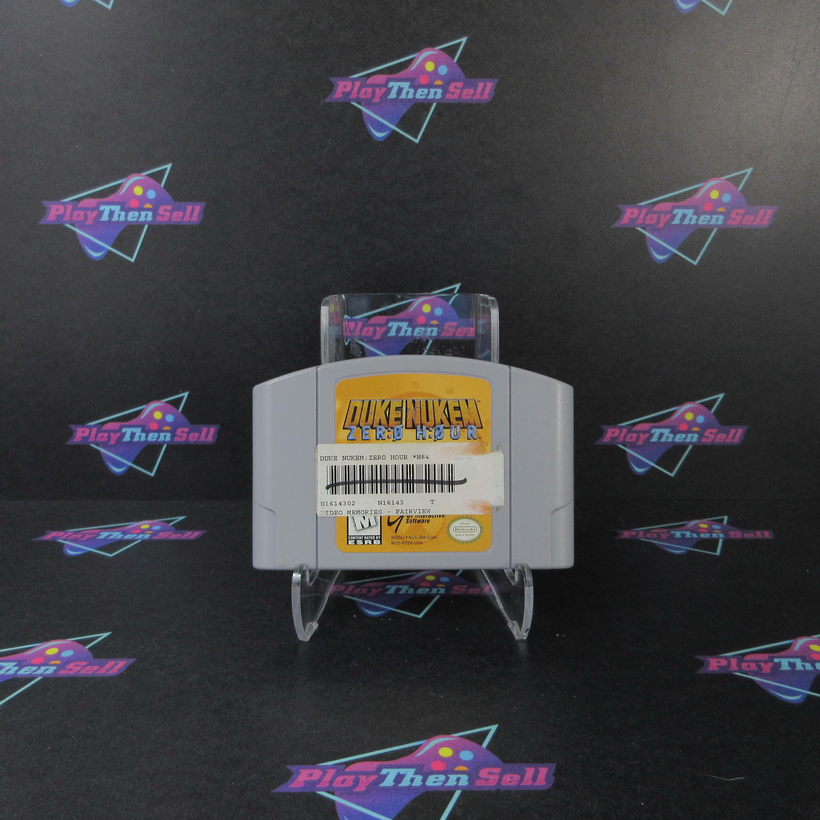 Duke Nukem Zero Hour Nintendo 64 AD N64 Cartridge Only Authentic / Tested - Very Good