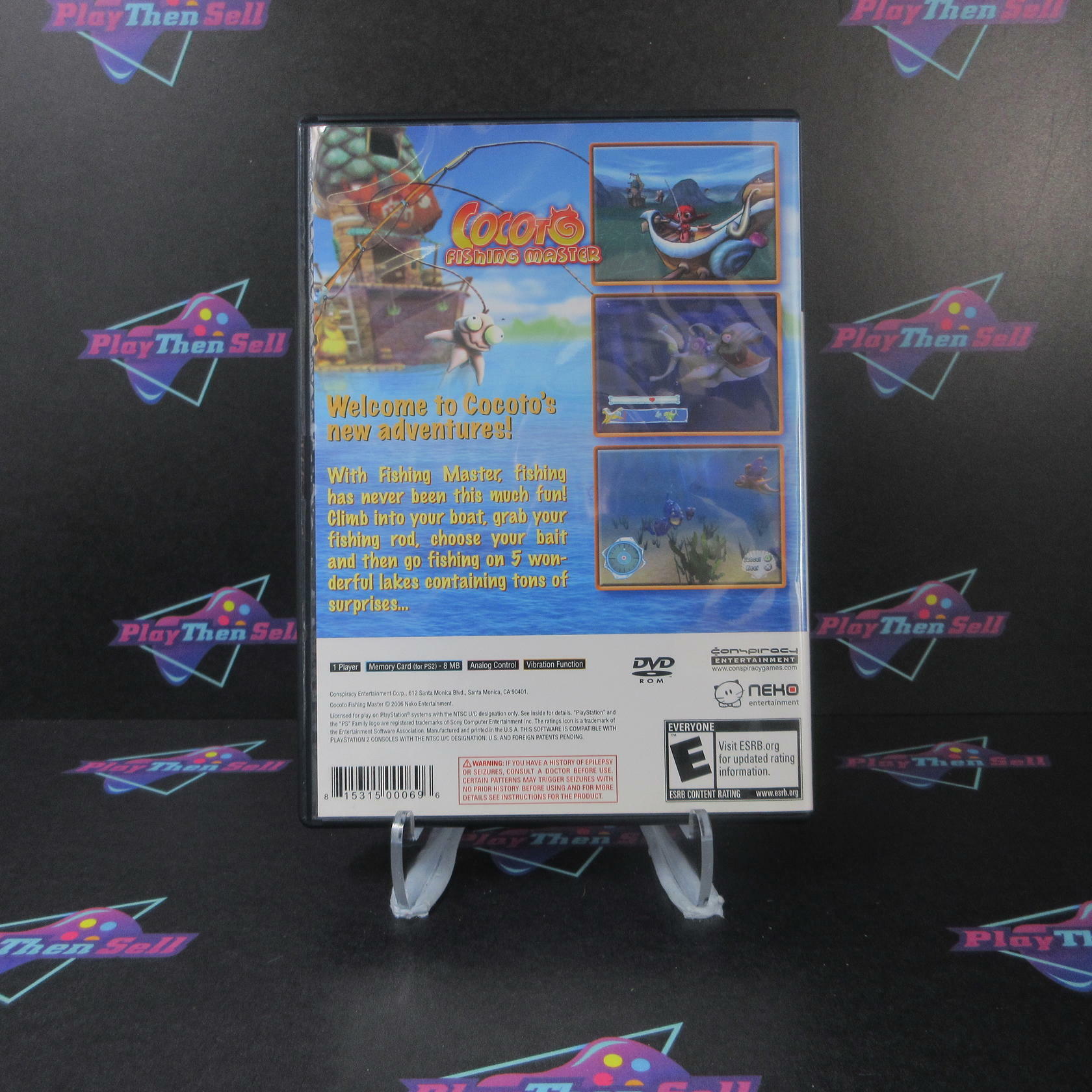 Cocoto Fishing Master PS2 PlayStation 2 - Like New