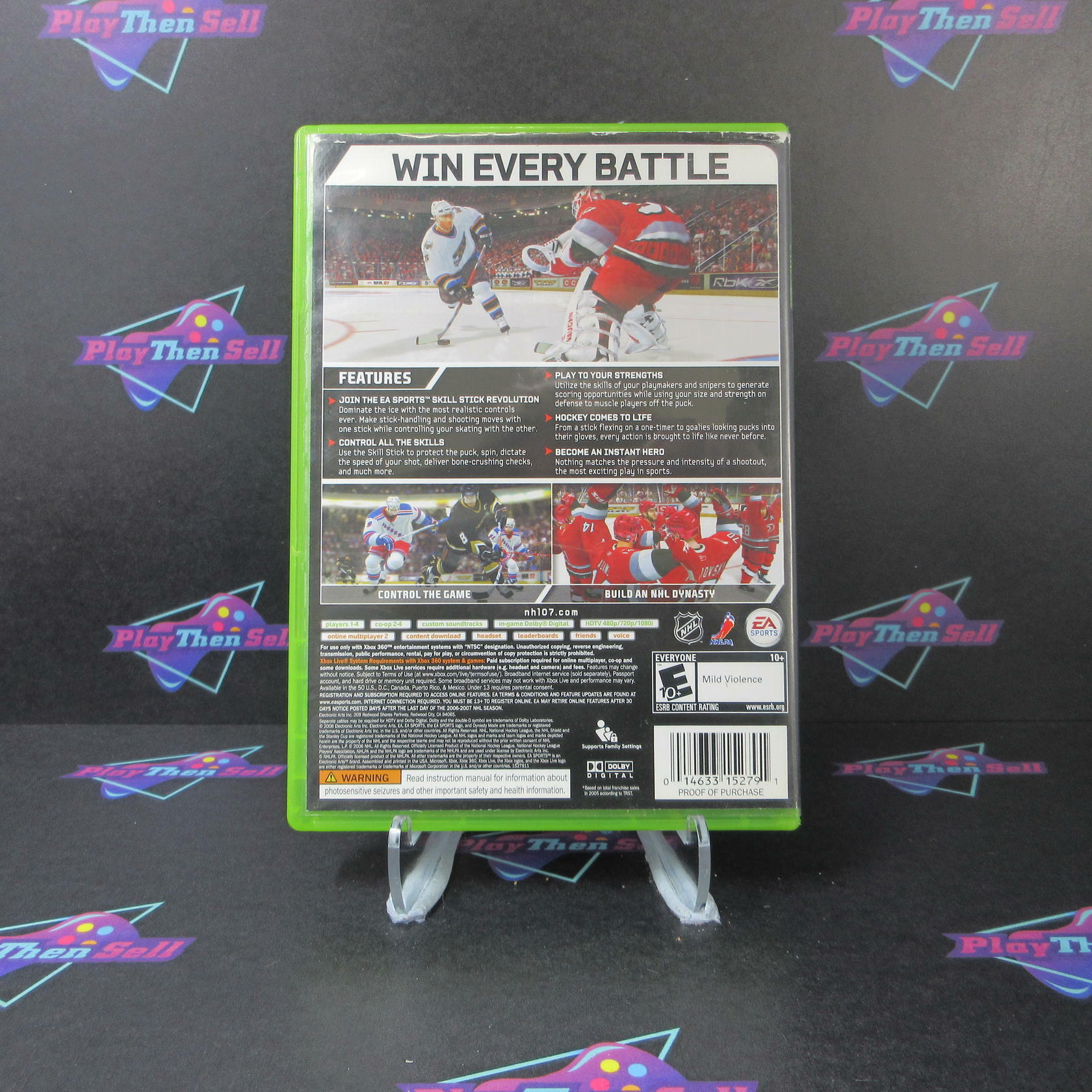 NHL 07 Xbox 360 AD/NM - Very Good