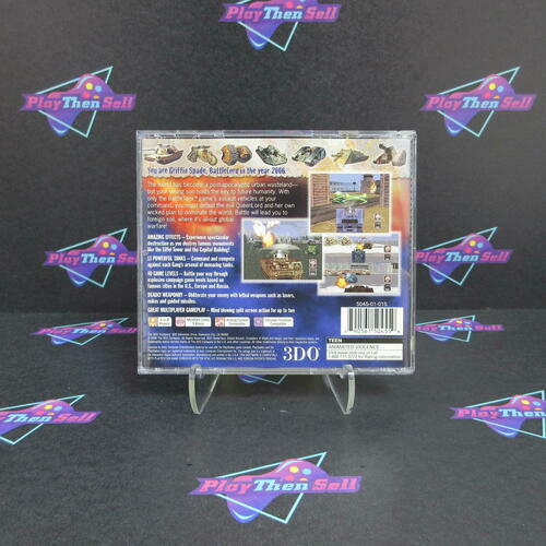 BattleTanx Global Assault + Reg Card PS1 PlayStation 1 MD Complete - Very Good