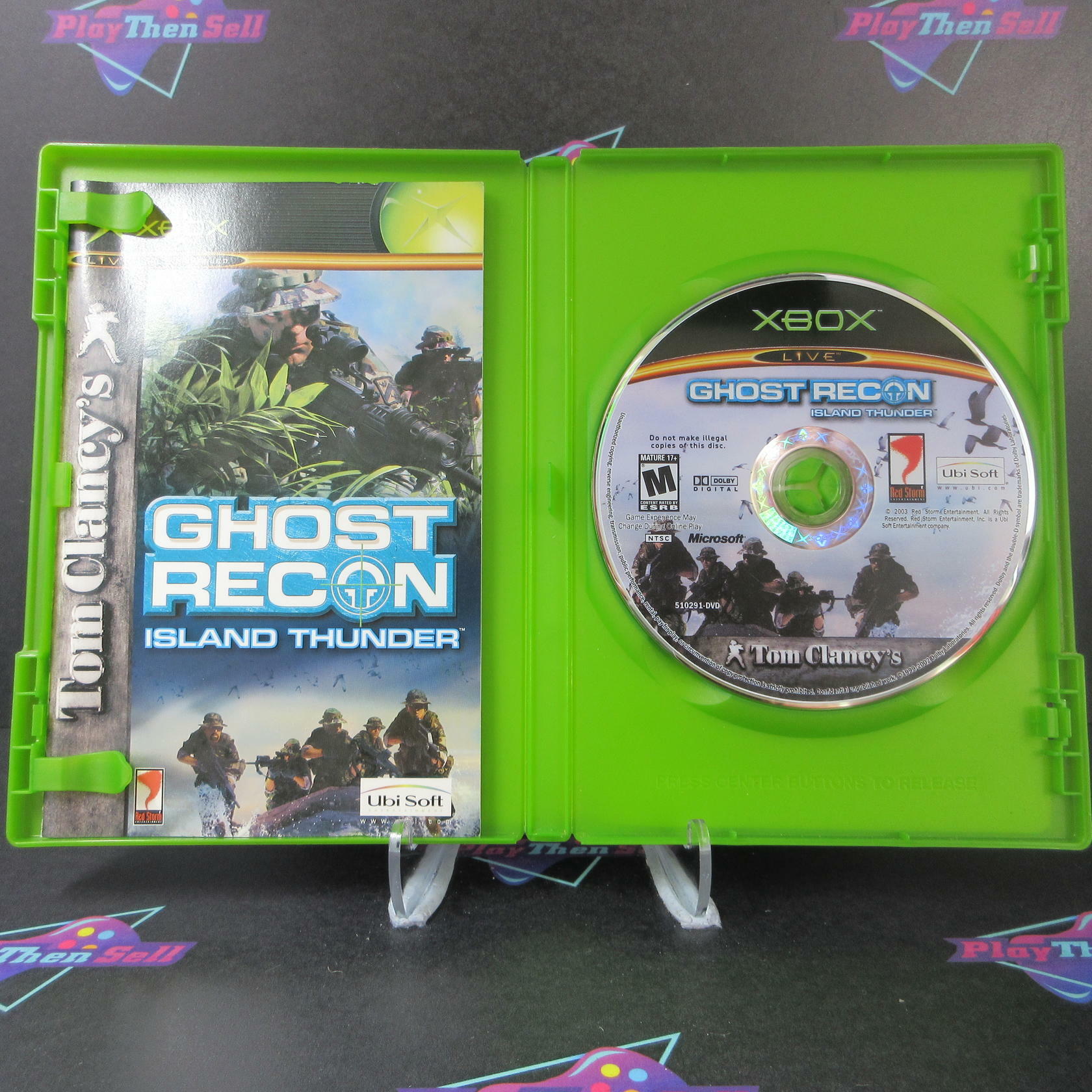 Tom Clancy's Ghost Recon Island Thunder + Reg Card Xbox AD Complete CIB - Very Good