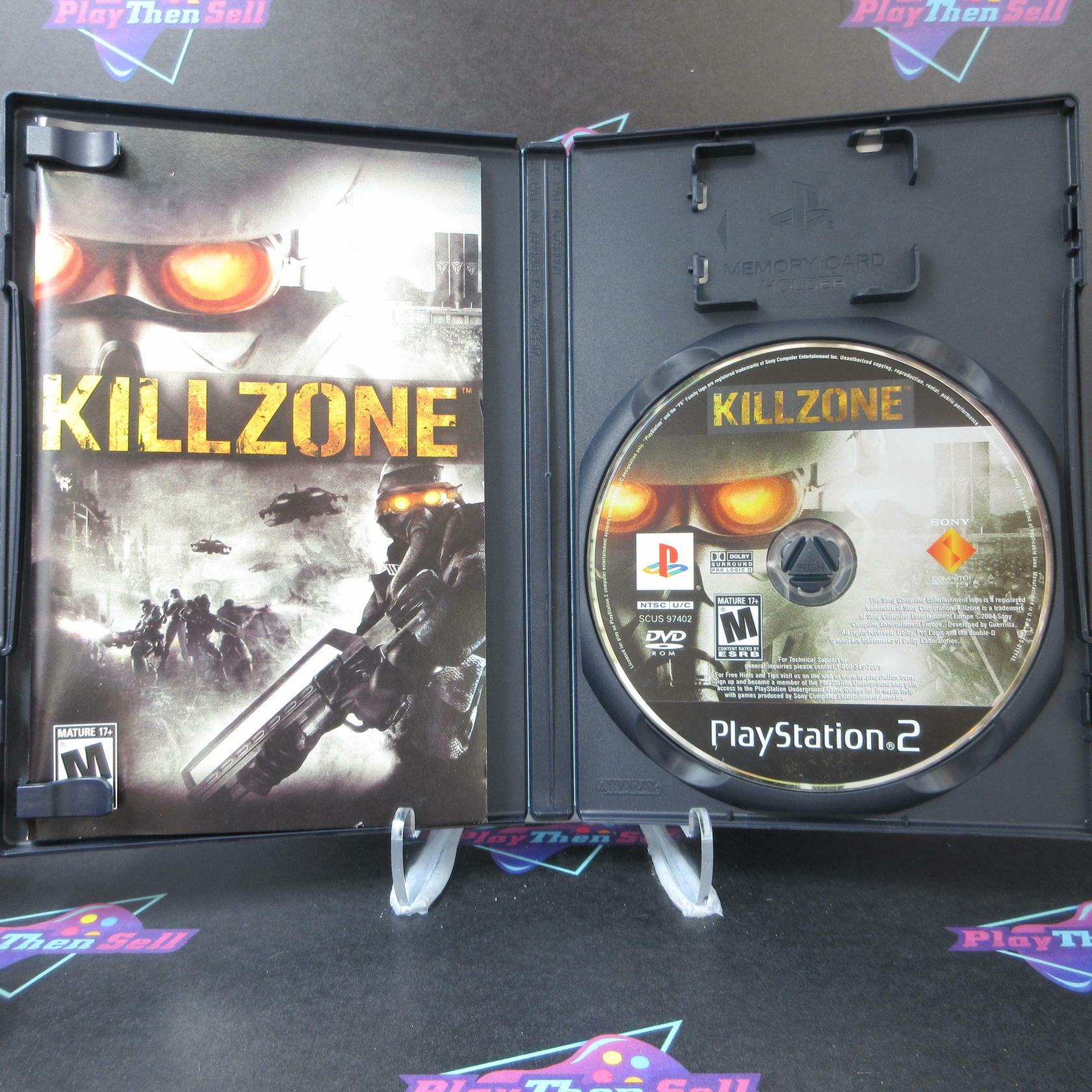 Killzone GH PS2 PlayStation 2 AD Black Label Disc Complete CIB - Very Good