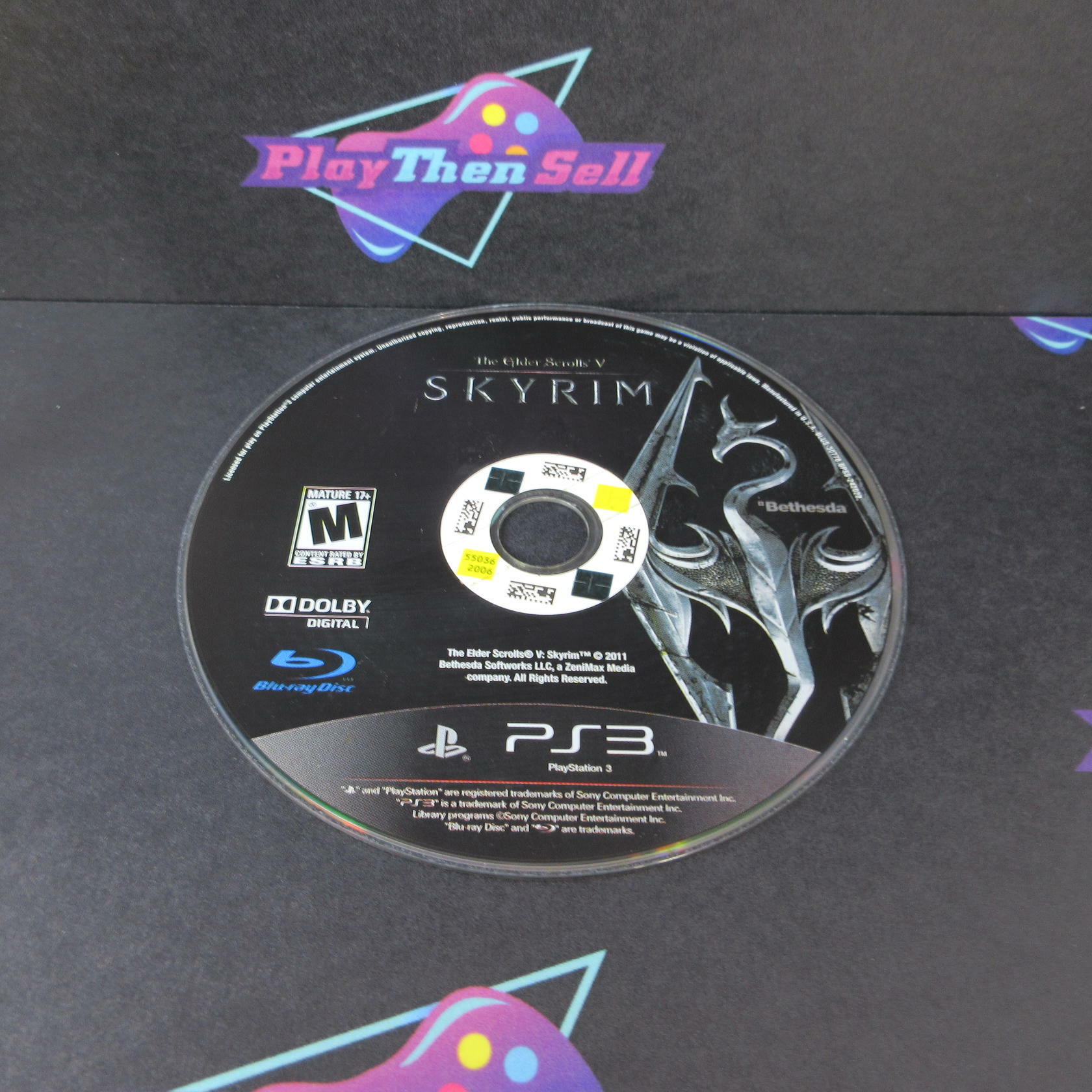 Elder Scrolls V Skyrim PS3 PlayStation 3 DD/NM - Very Good