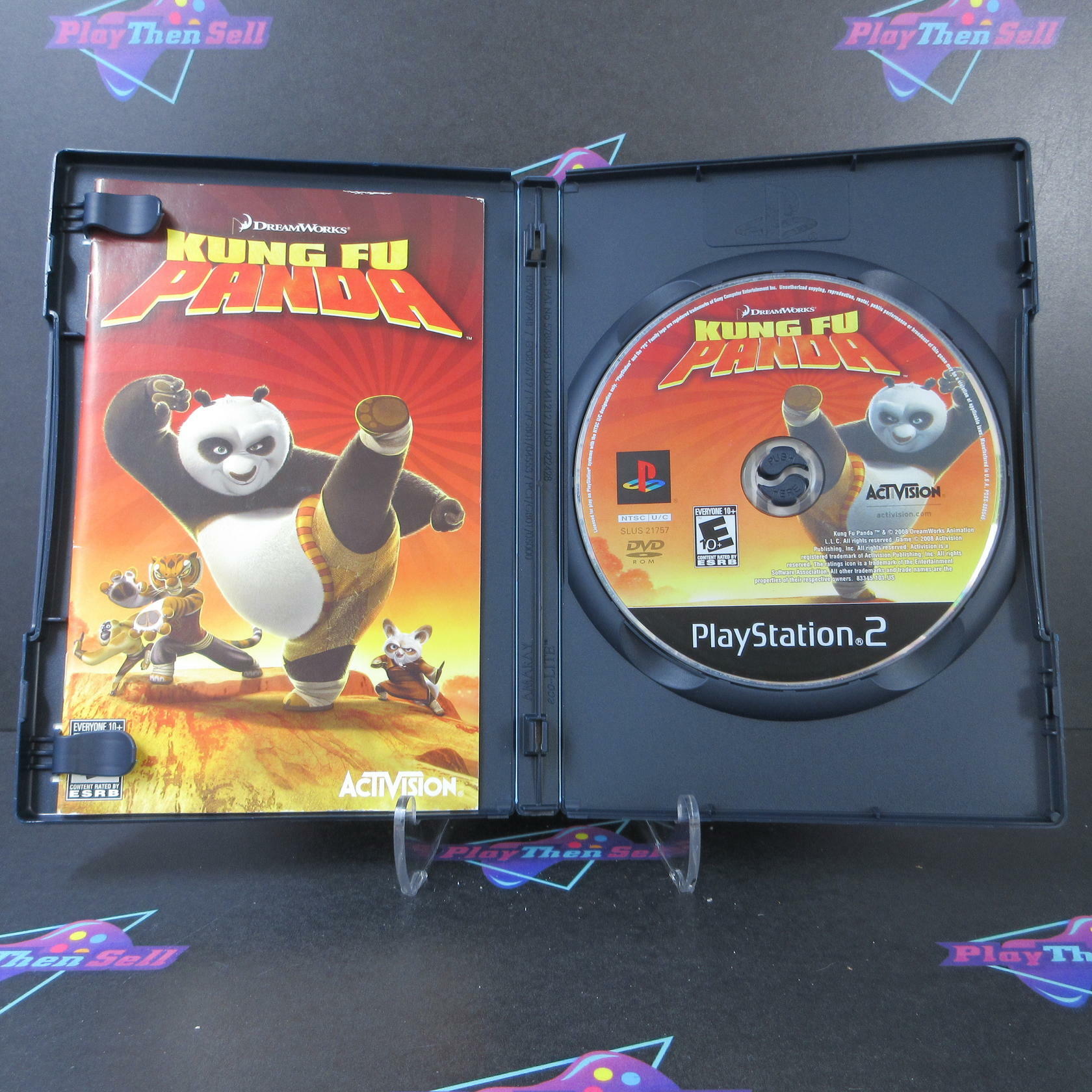 Kung Fu Panda PS2 PlayStation 2 + Movie Ticket - Like New