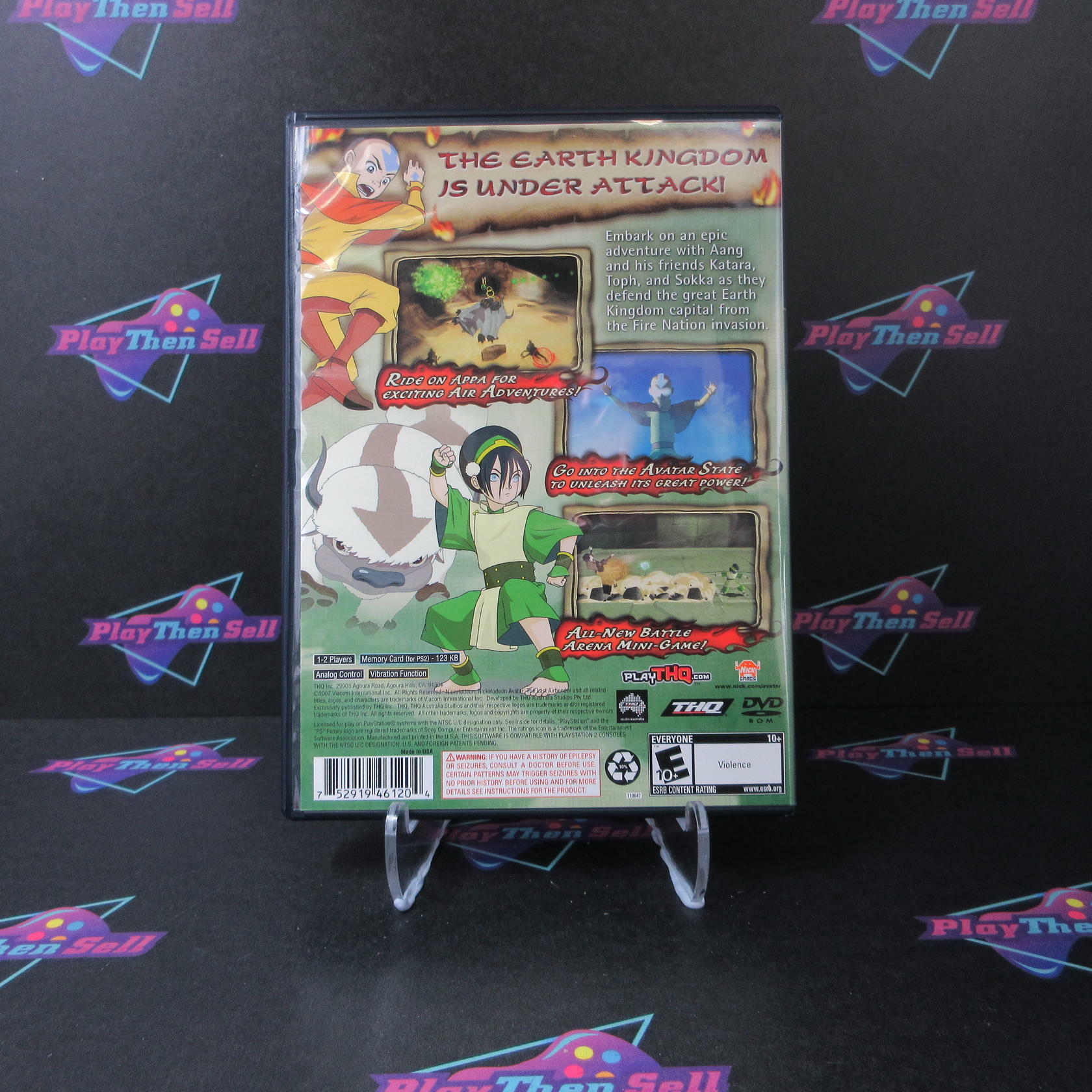 Avatar The Burning Earth PS2 PlayStation 2 - Like New