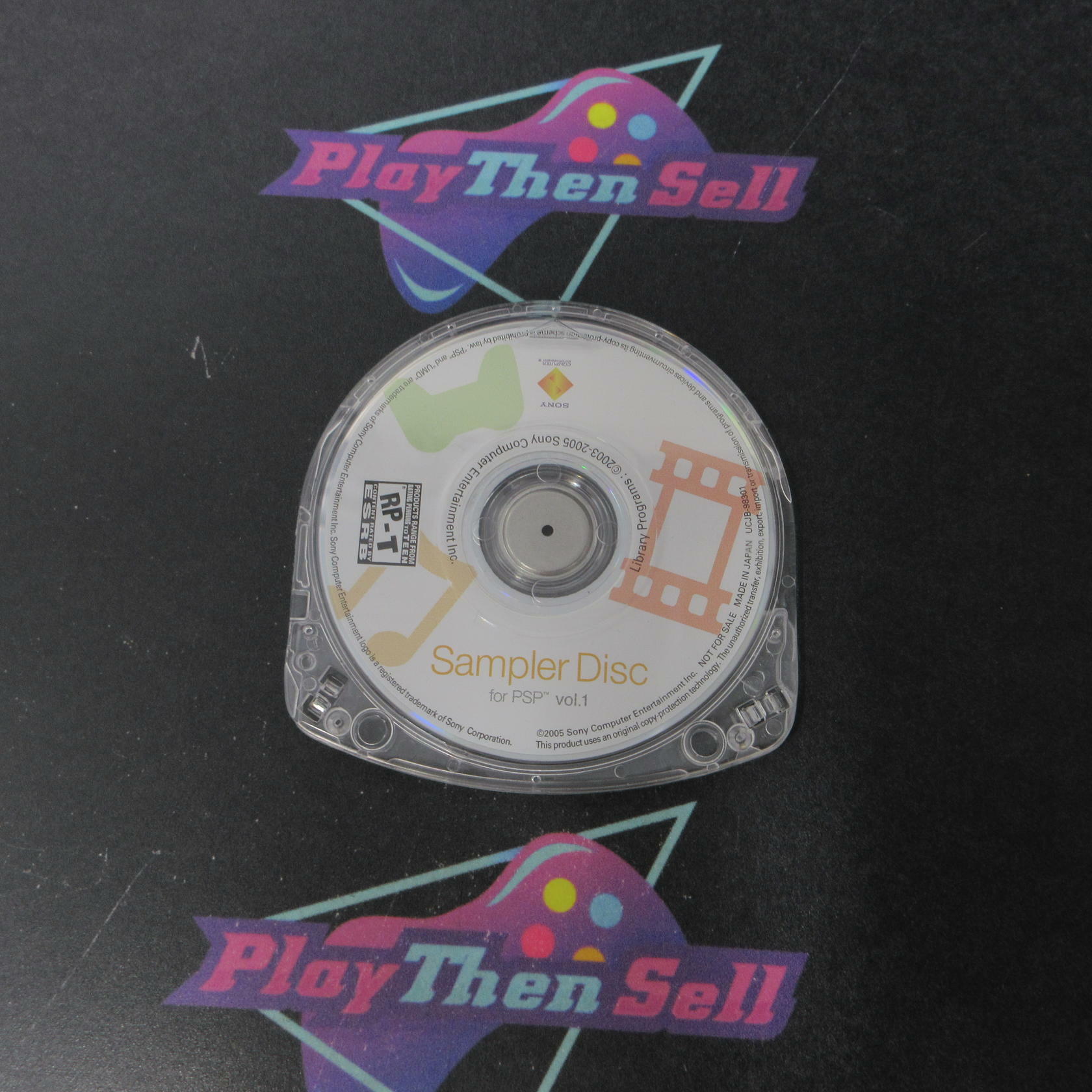 Sampler Disc For PSP Vol 1 Clear UMD Sony PSP Disc Only - Very Good