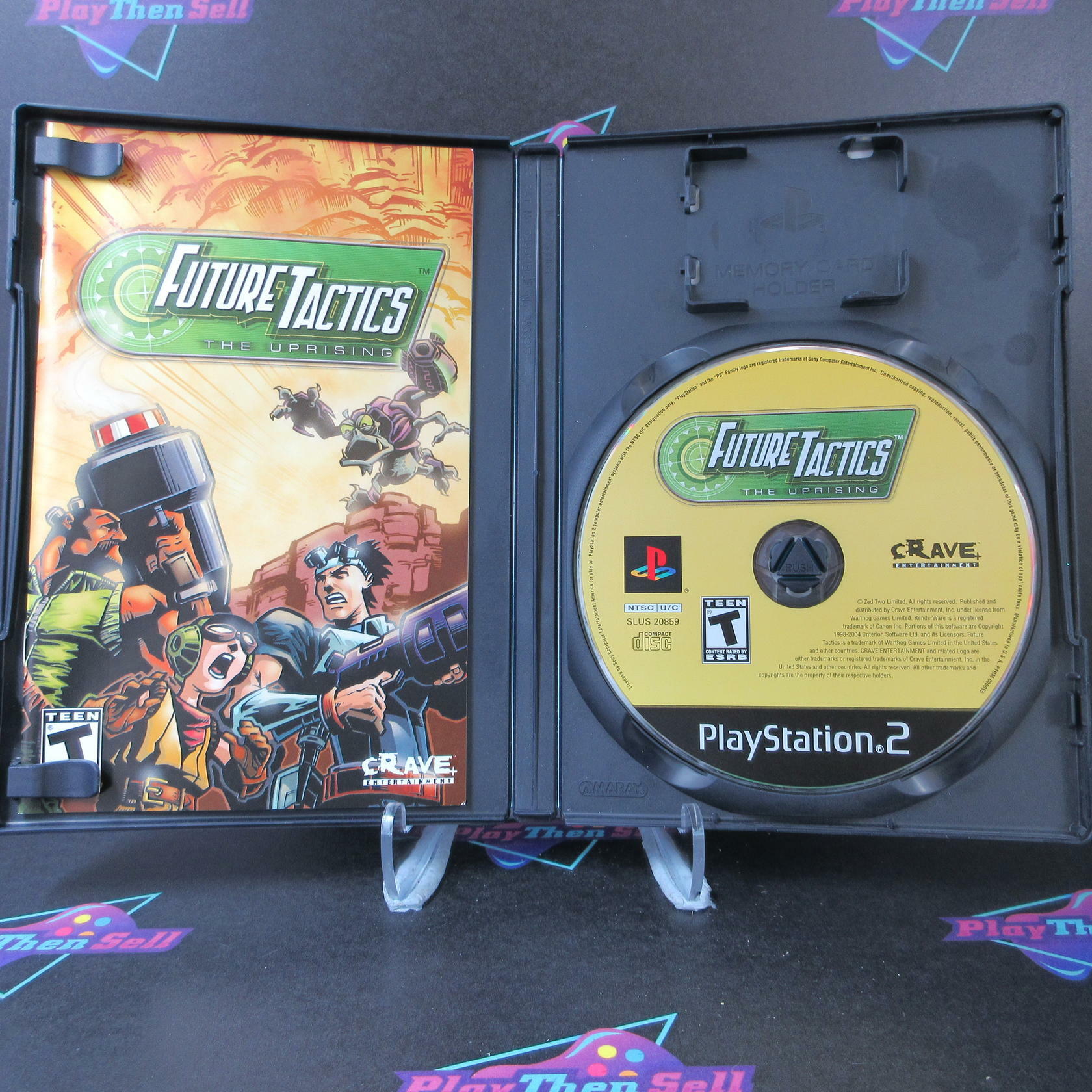 Future Tactics Uprising PS2 PlayStation 2 AD Complete CIB - Very Good