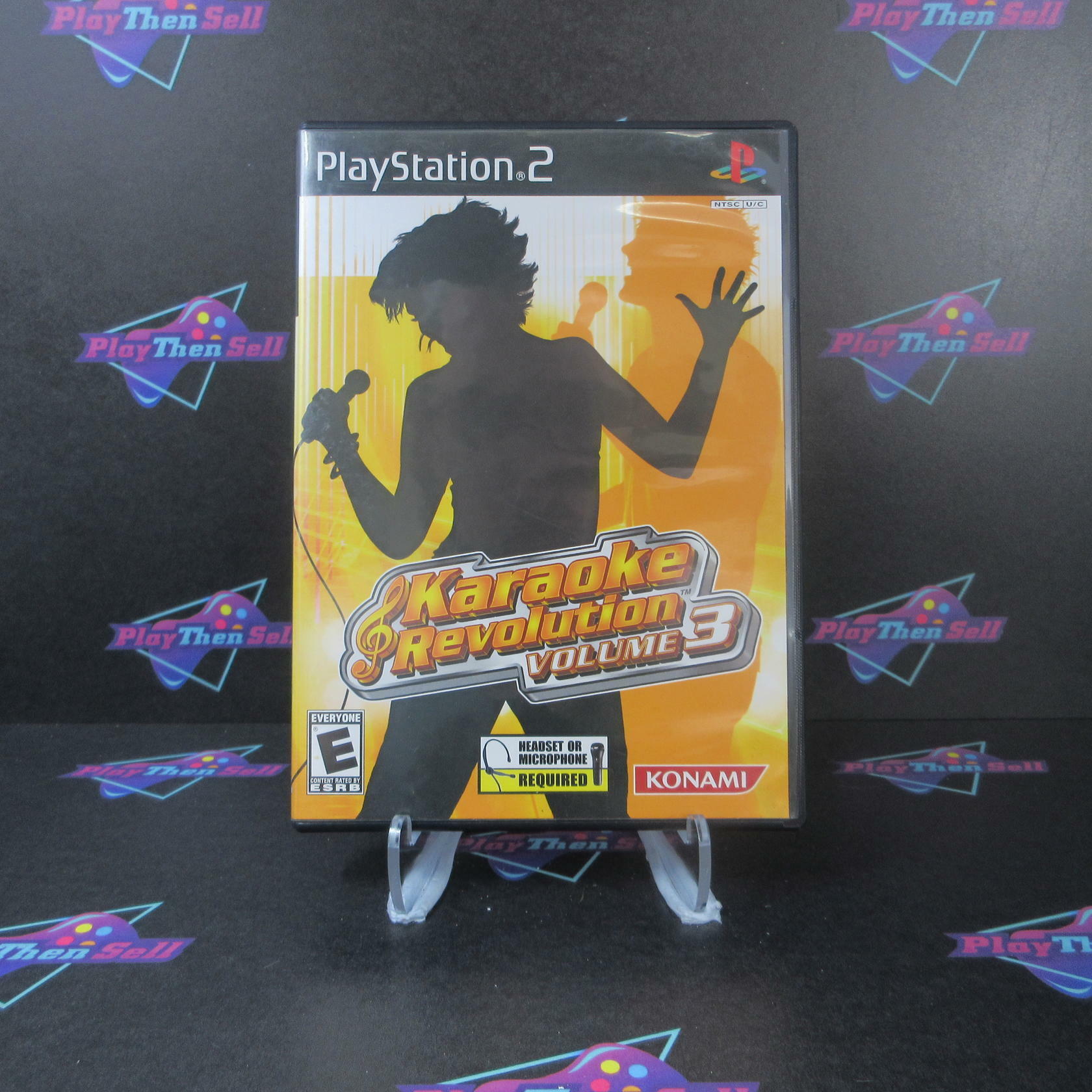 Karaoke Revolution Volume 3 PS2 PlayStation 2 - Like New