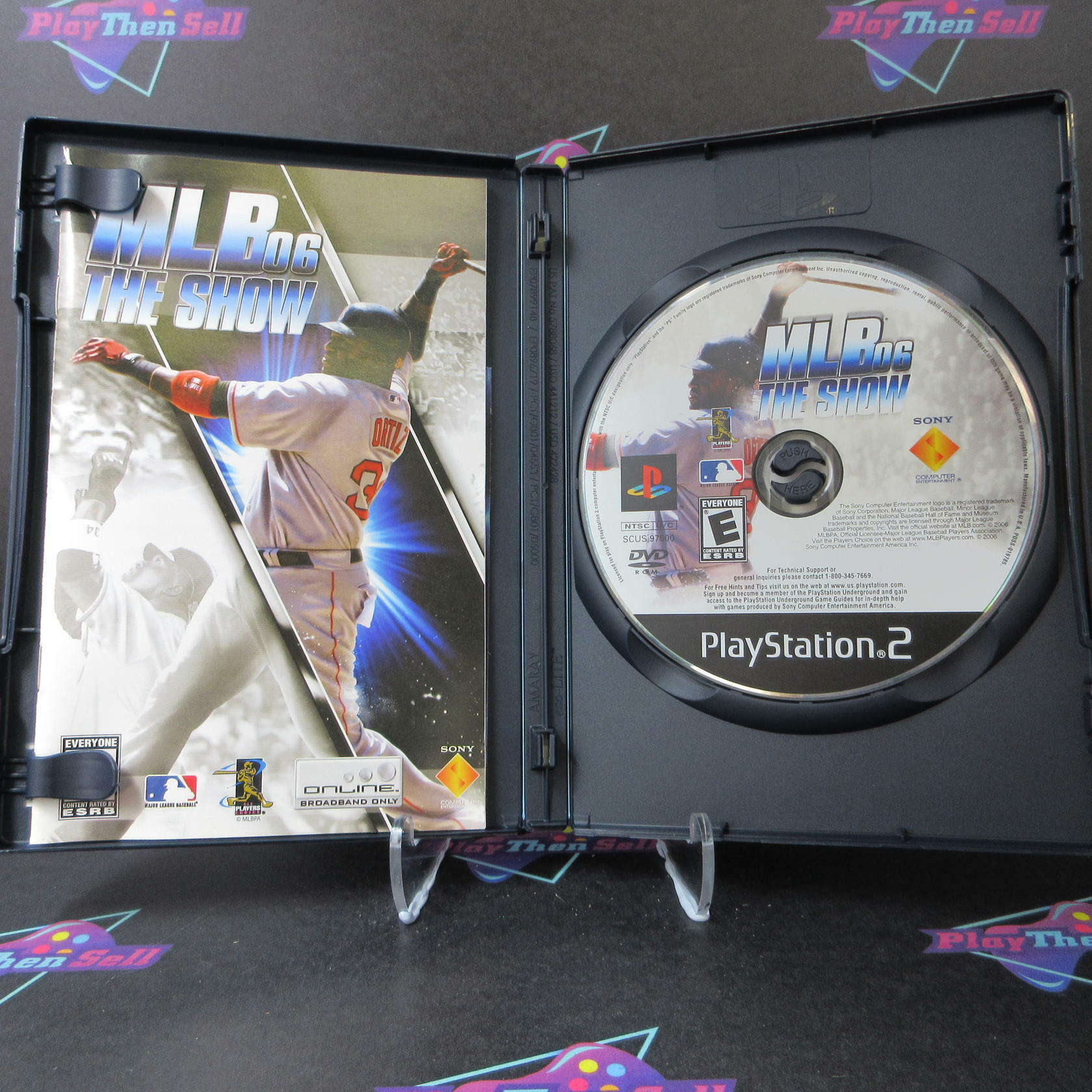 MLB 06 The Show PS2 PlayStation 2 + Reg Card - Like New