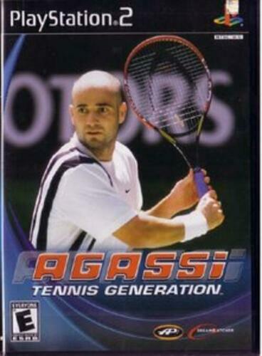Agassi Tennis + Reg Card PS2 PlayStation 2 AD Complete CIB - Very Good