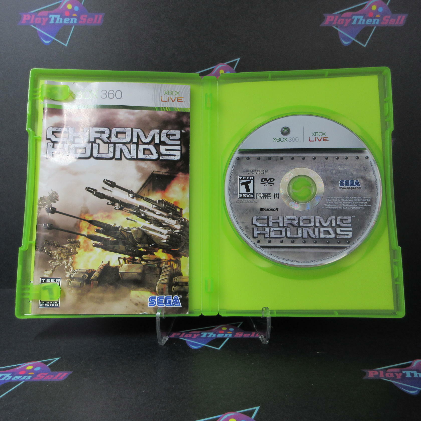 Chromehounds Xbox 360 AD/MD Complete CIB - Very Good