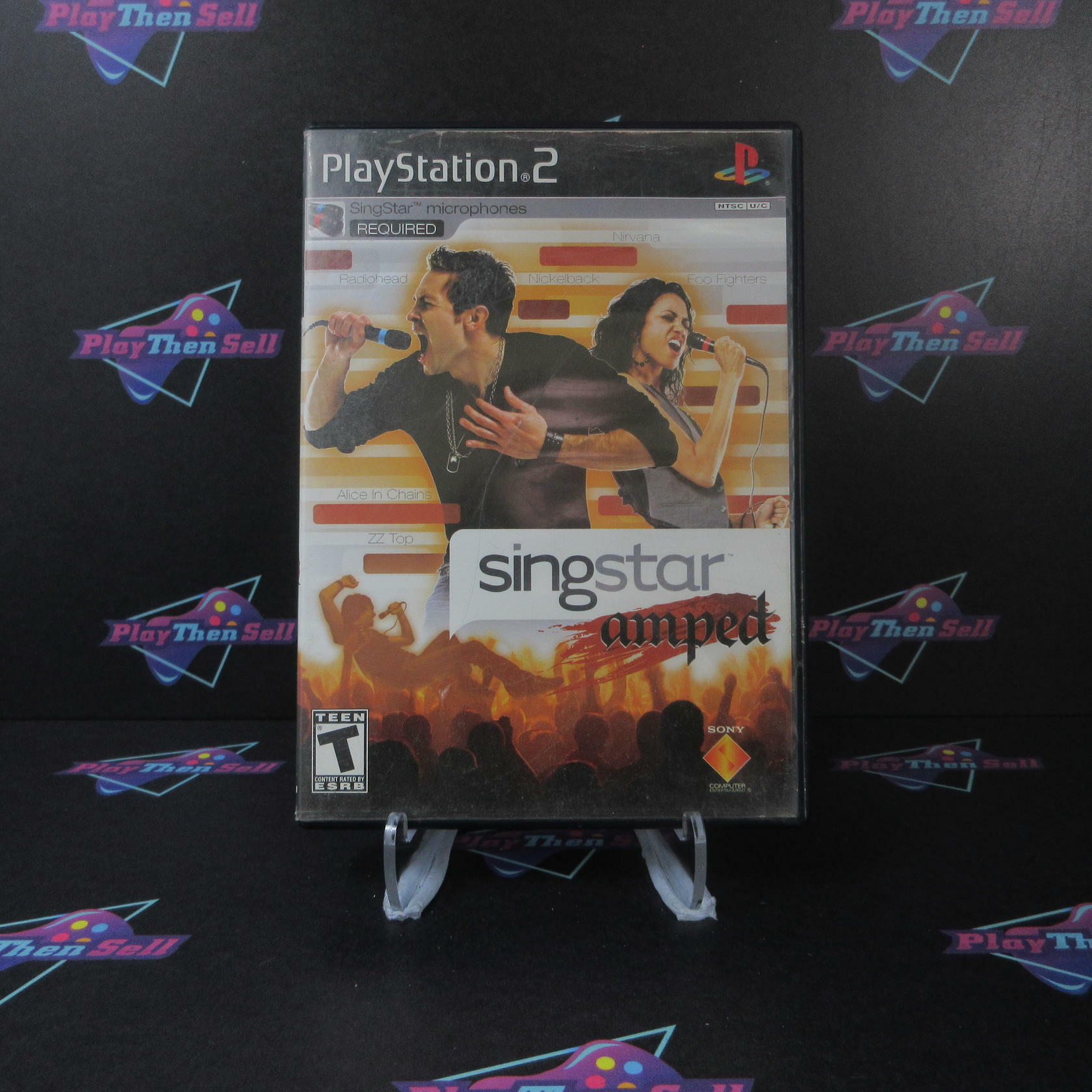 SingStar Amped PS2 PlayStation 2 AD/NM - Very Good