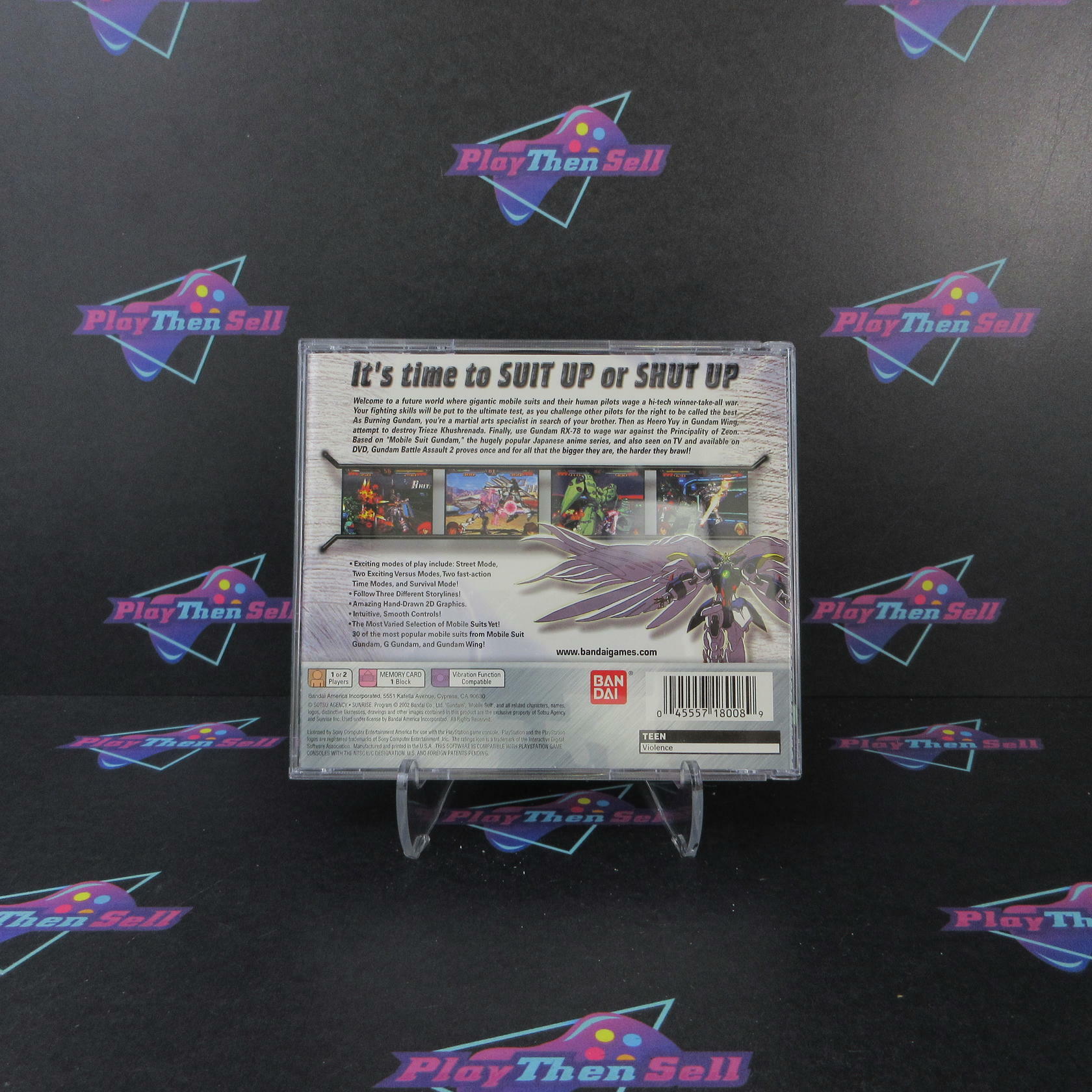 Gundam Battle Assault 2 PS1 PlayStation 1 - Very Good