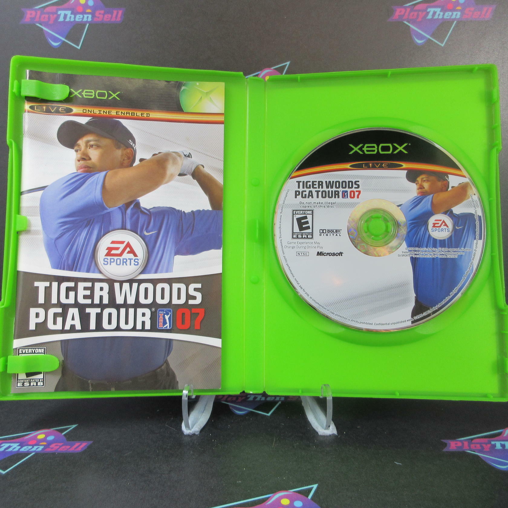Tiger Woods PGA Tour 07 Xbox AD Complete CIB - Very Good