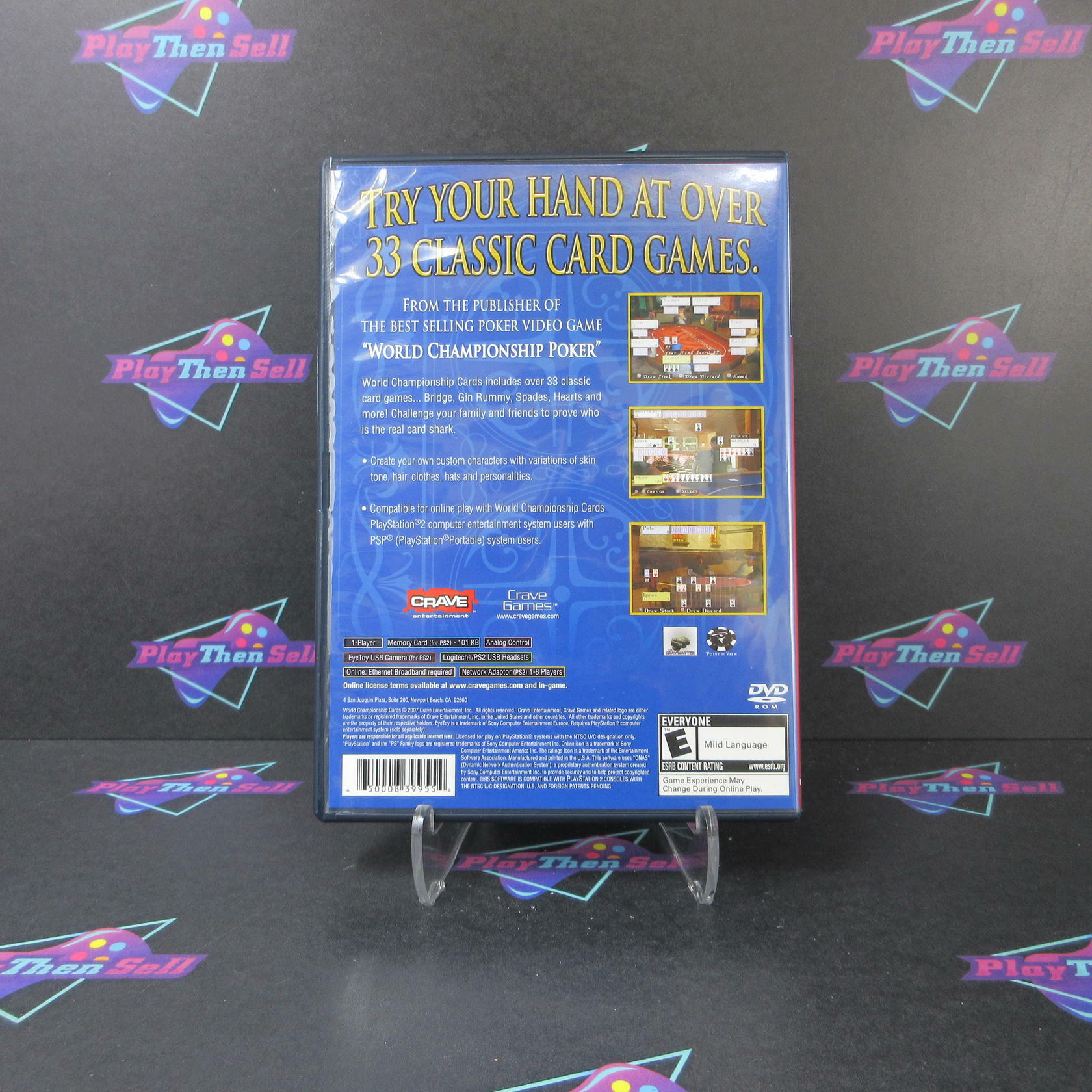 World Championship Cards PS2 PlayStation 2 - Like New