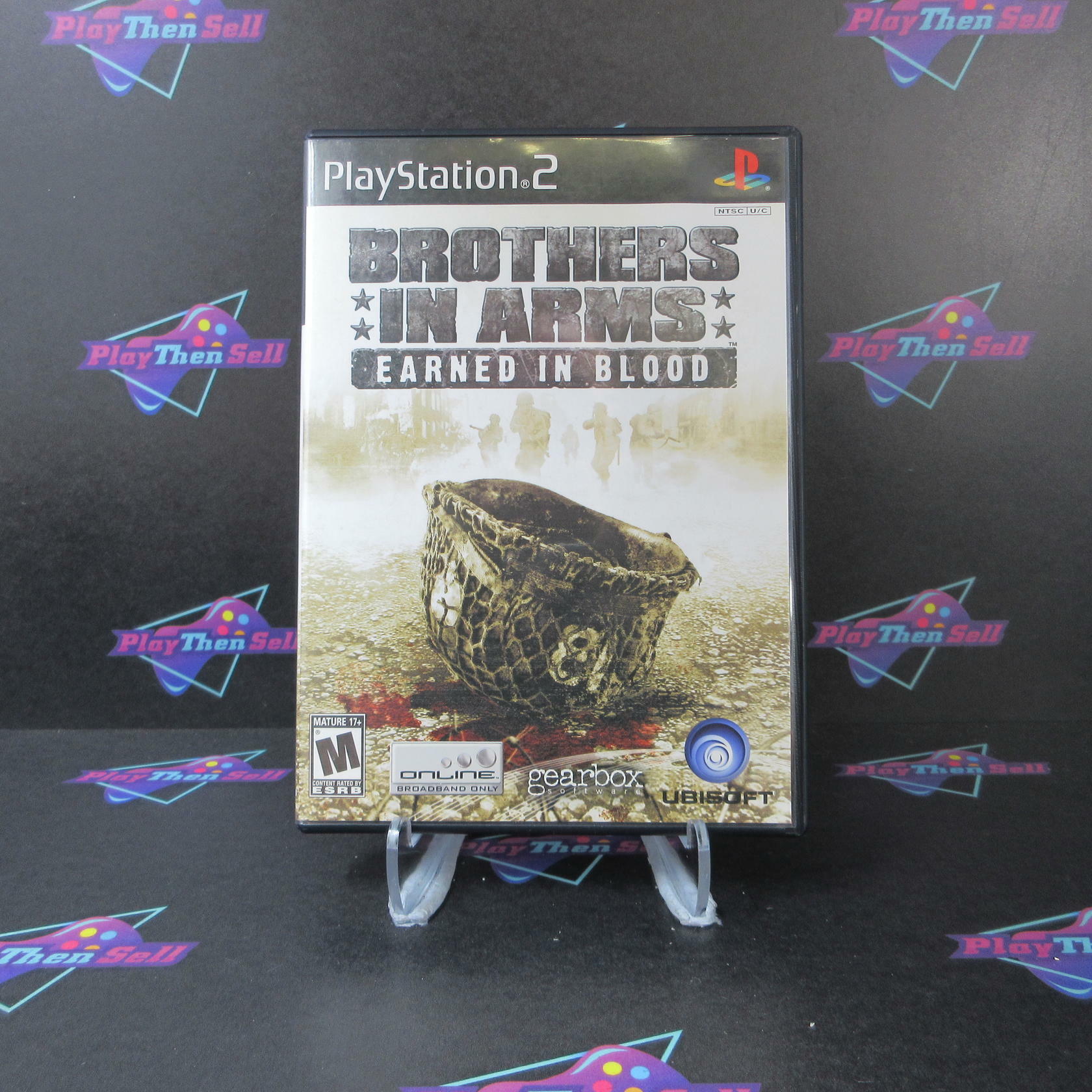 Brothers in Arms Earned in Blood PS2 PlayStation 2 DD/NM - Very Good