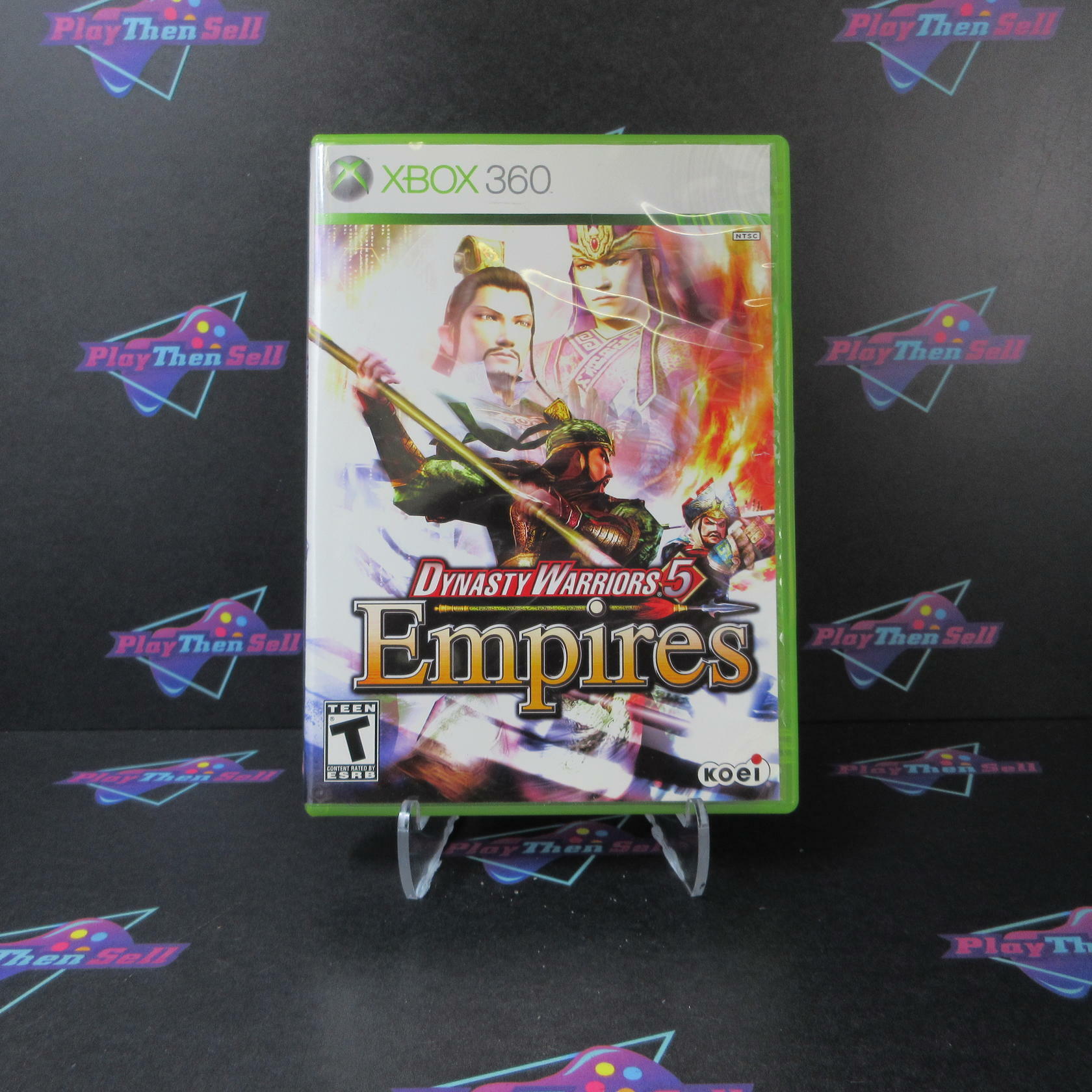 Dynasty Warriors 5 Empires Xbox 360 AD Complete CIB - Very Good