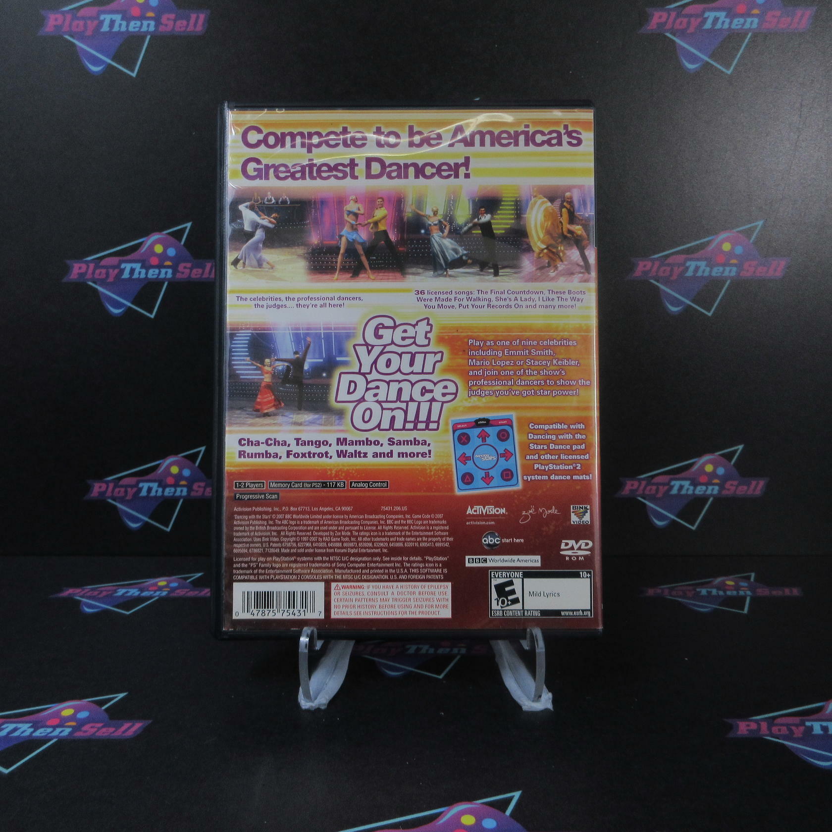 Dancing with the Stars PS2 PlayStation 2 - Like New