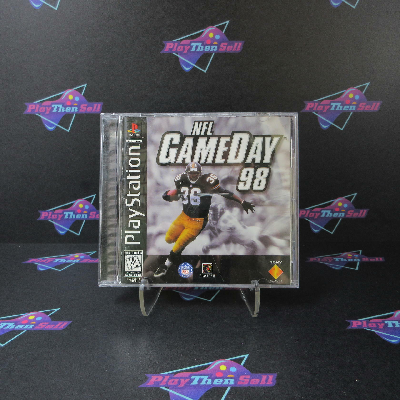 NFL GameDay 98 PS1 PlayStation 1 AD/MD Complete CIB - Very Good