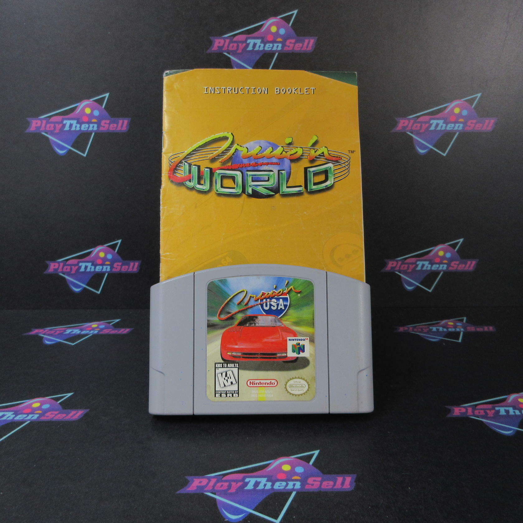 Cruisin USA + Manual Nintendo 64 N64 AD Authentic / Tested - Very Good