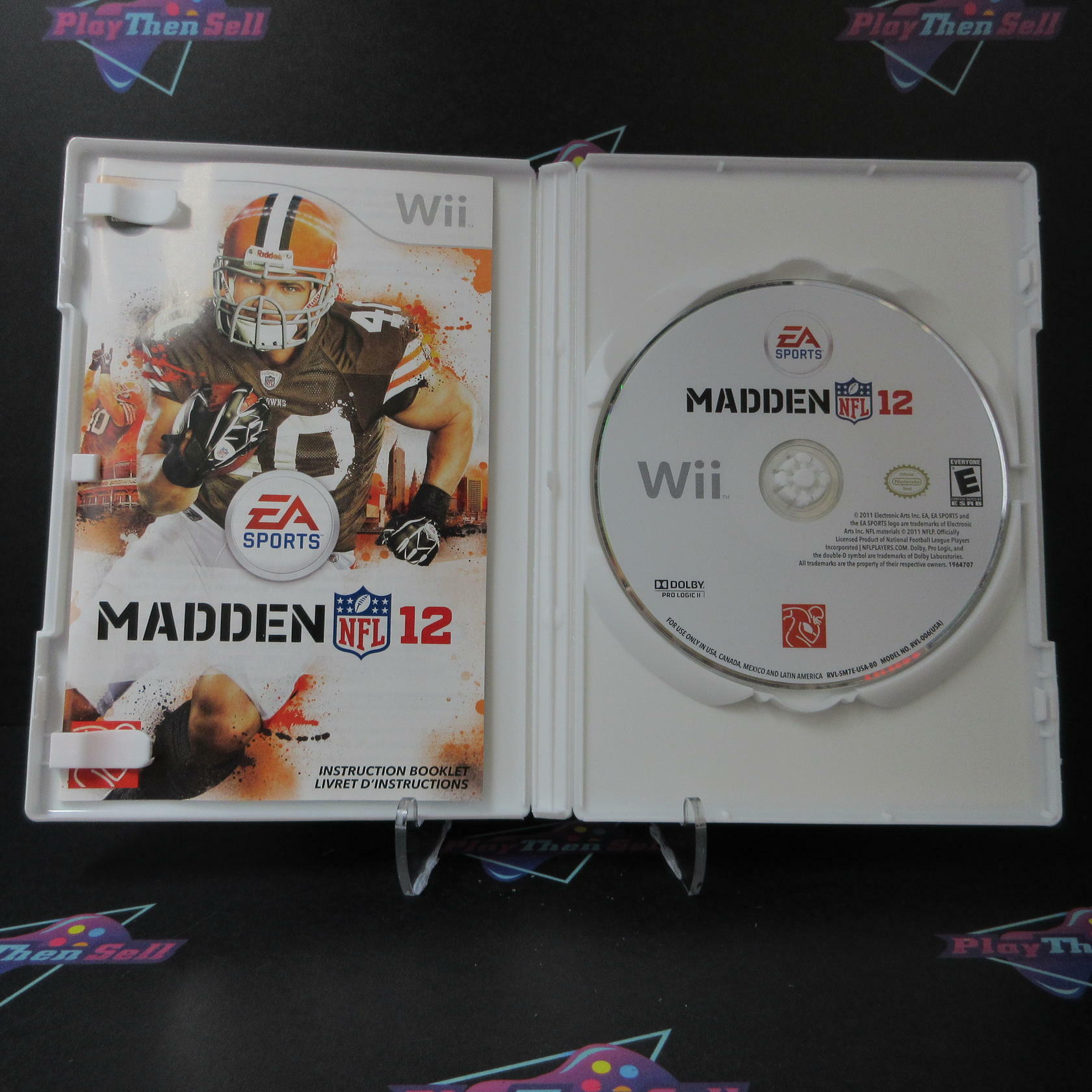 Madden NFL 12 Nintendo Wii AD Complete CIB - Very Good