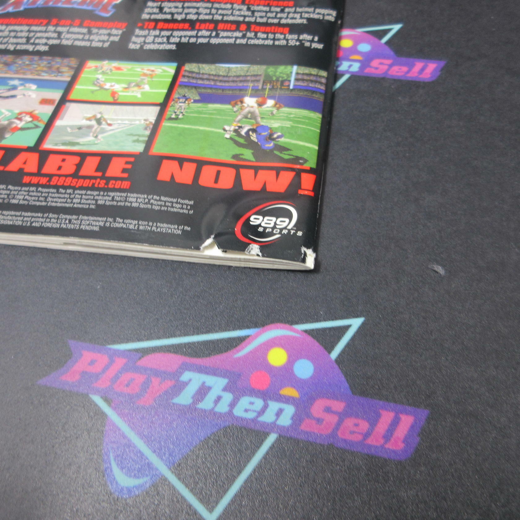 NFL GameDay 99 + Reg Card PS1 PlayStation 1 MD Complete CIB - Very Good