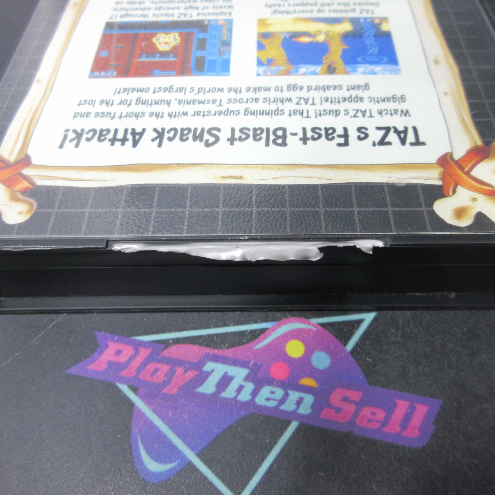 TazMania + Reg Card Sega Genesis Boxed CS Complete CIB - Very Good