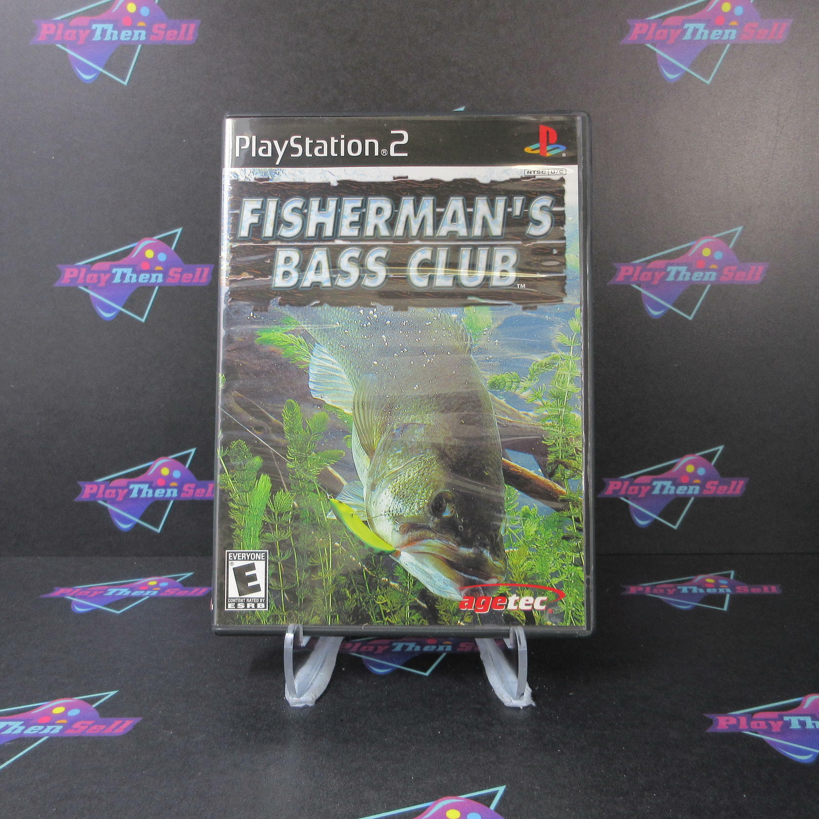 Fisherman's Bass Club + Reg Card PS2 PlayStation 2 AD/NM - Very Good