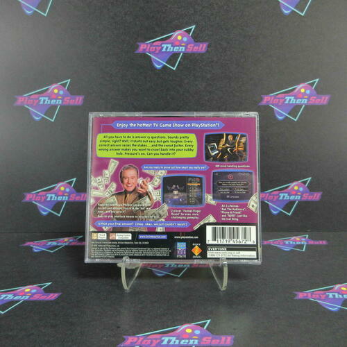 Who Wants To Be A Millionaire 2nd Ed PS1 + Reg Card - Like New