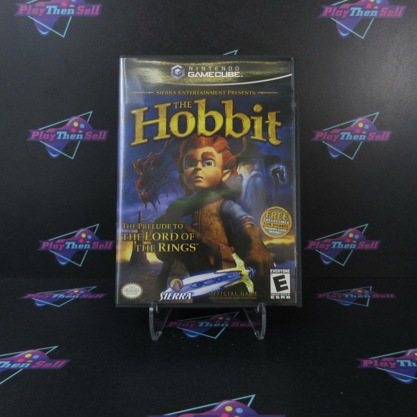 The Hobbit Nintendo Gamecube + Reg Card / Trading Card - Like New