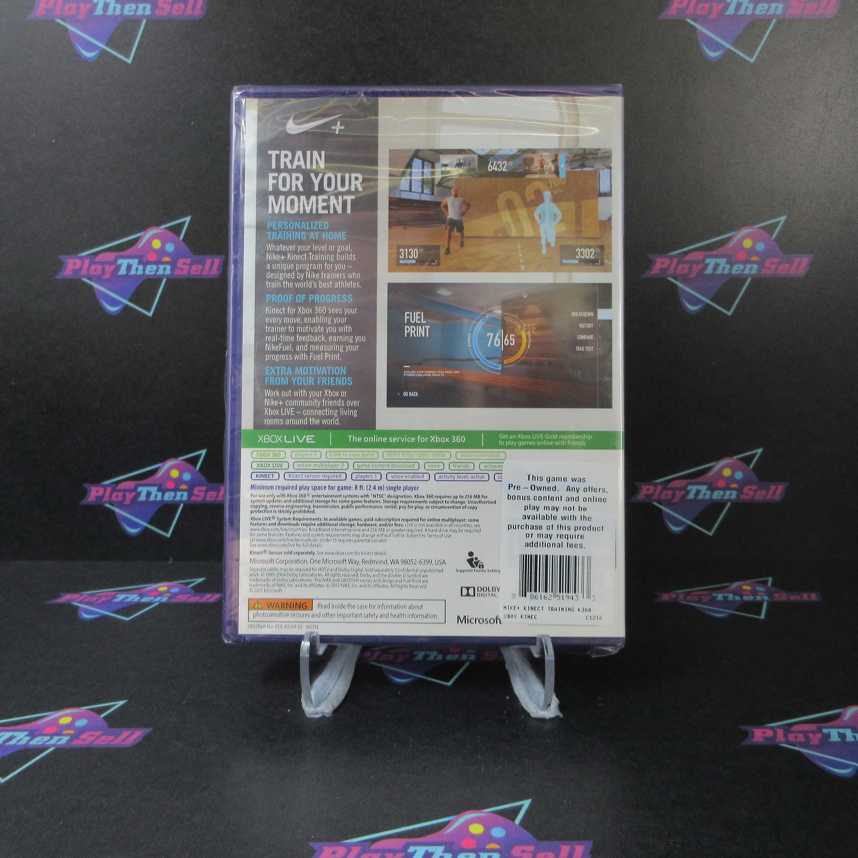 Nike+ Kinect Training Xbox 360 - Pre-Owned Re-Sealed - Like New