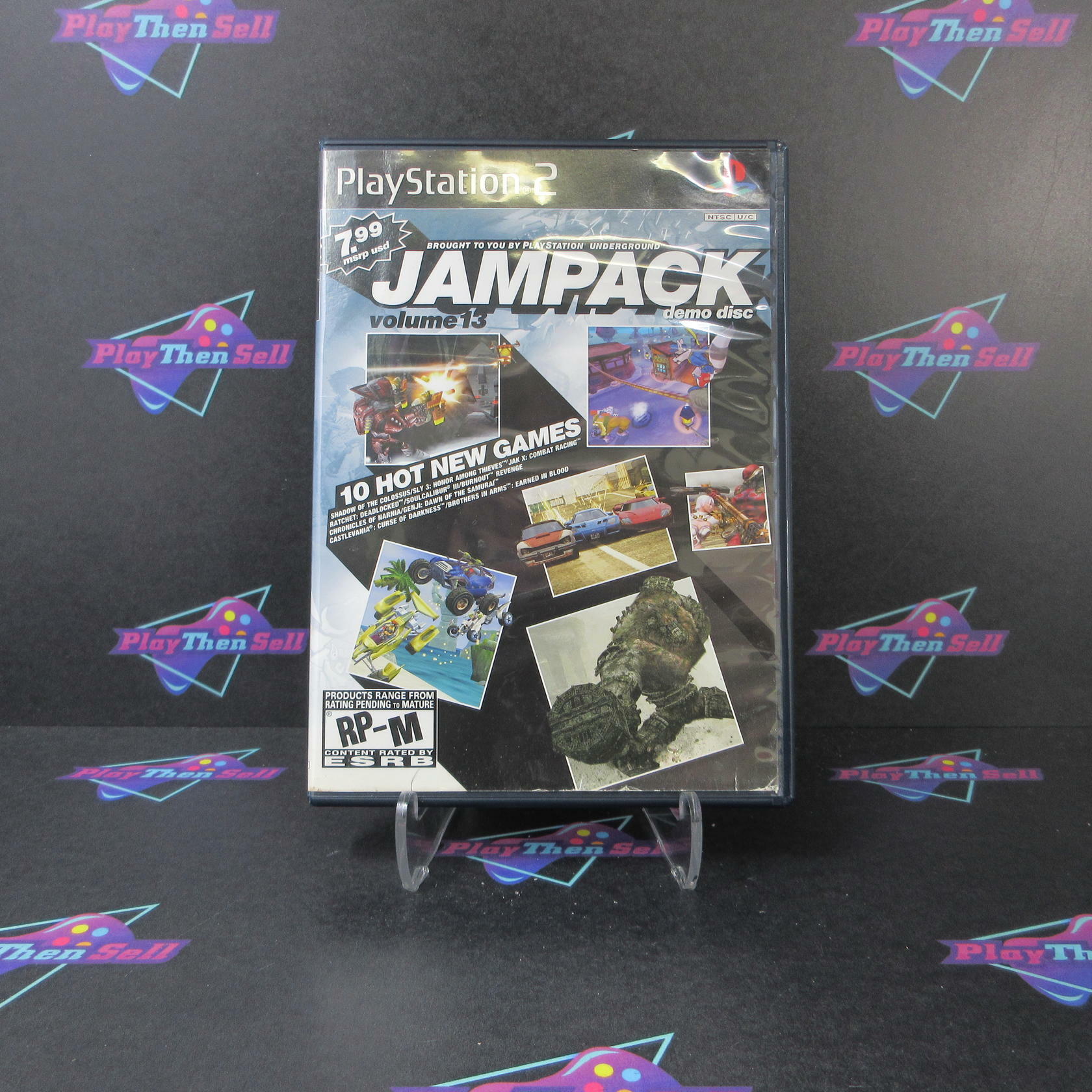 Jampack Demo Disk Volume 13 PS2 PlayStation 2 AD/NM - Very Good