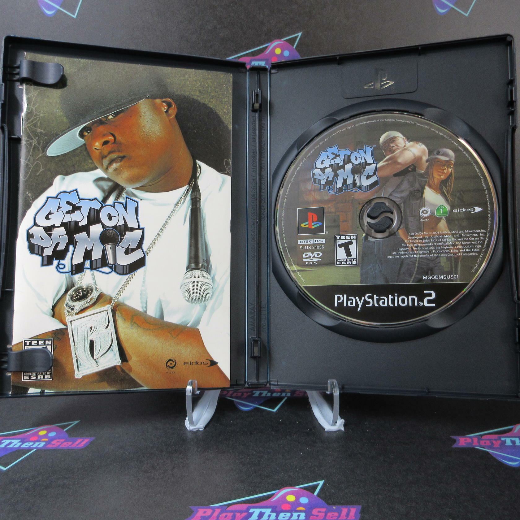 Get On Da Mic PS2 PlayStation 2 + Reg Card - Like New