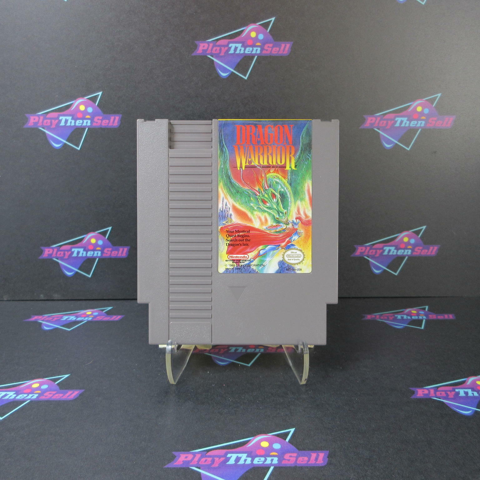 Dragon Warrior NES Nintendo Cartridge Only - Authentic / Tested - Very Good